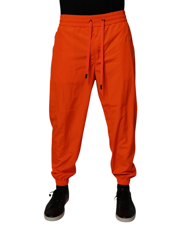 Dolce & Gabbana 100% Polyester with 100% Nylon lining joggers in orange