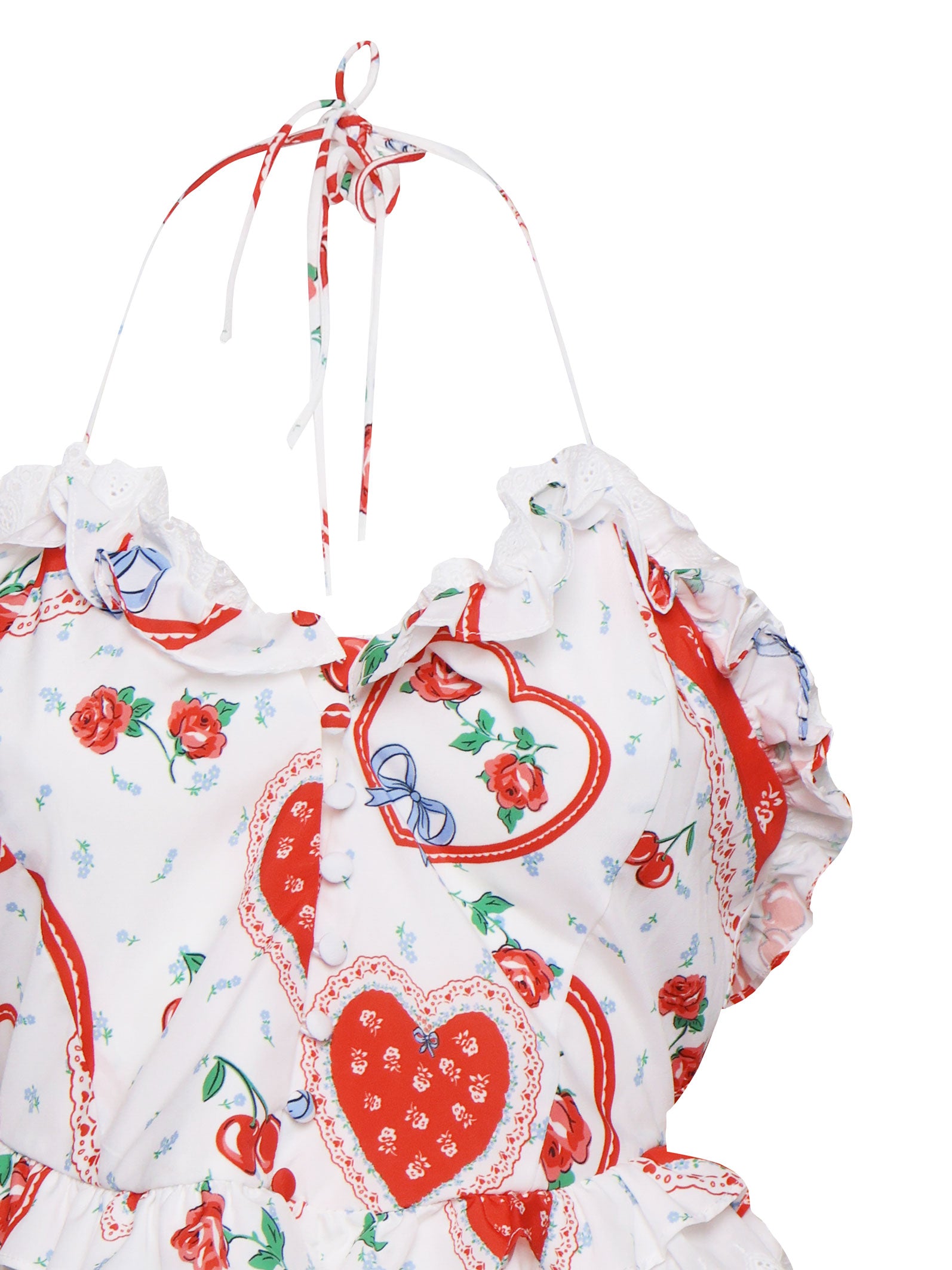 For Love & Lemons Top Red