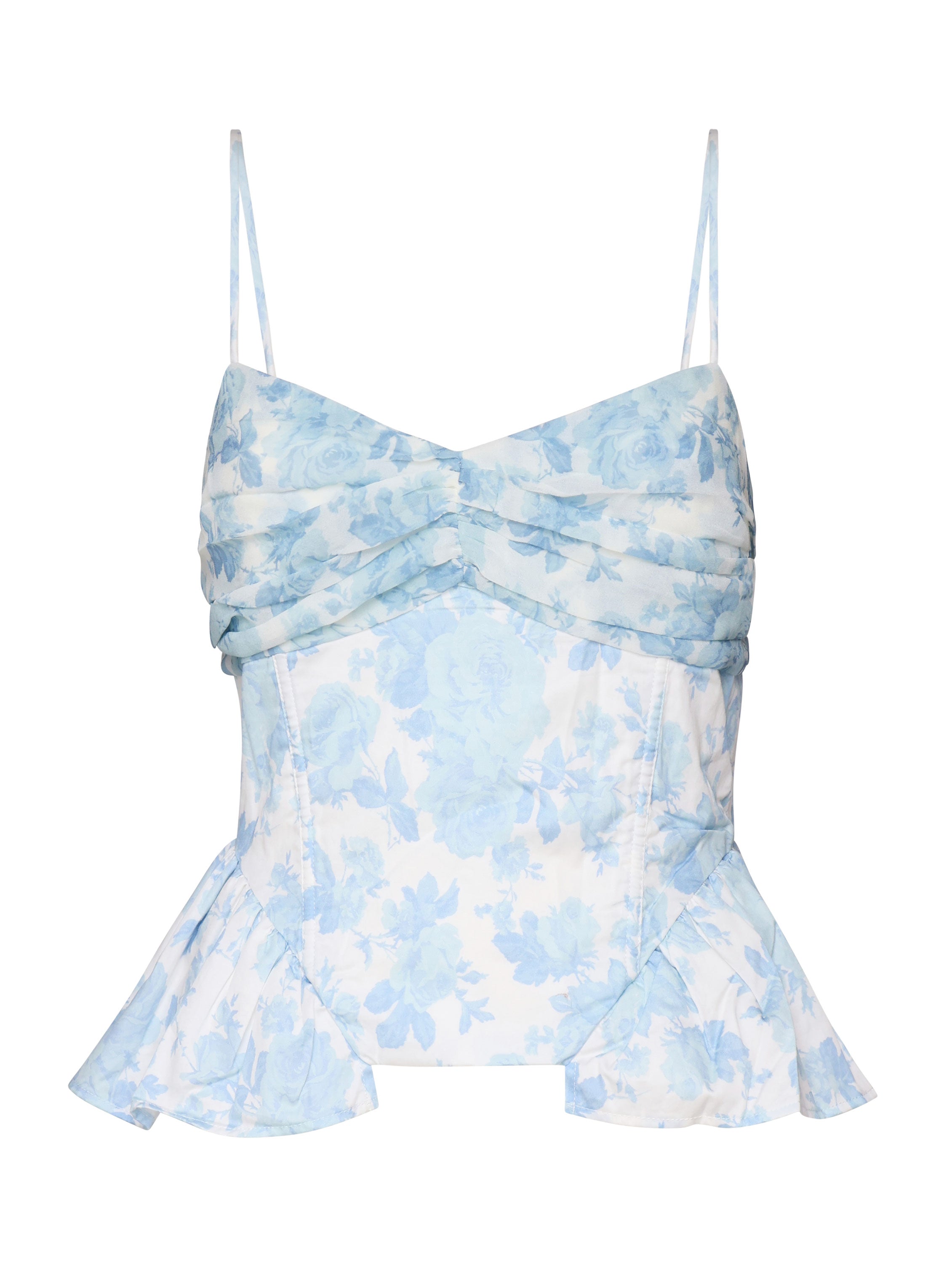 For Love & Lemons Top Blue