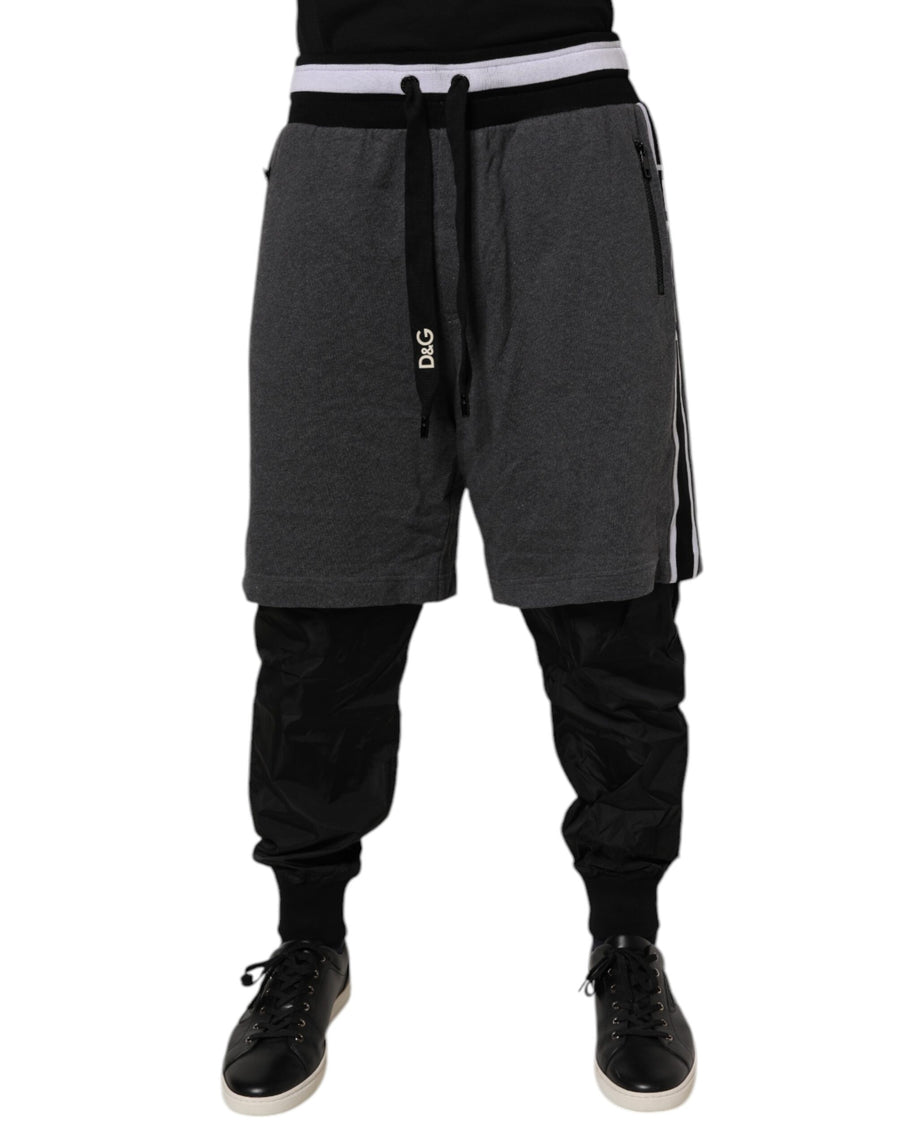 Dolce & Gabbana 76% Cotton 24% Nylon joggers in black