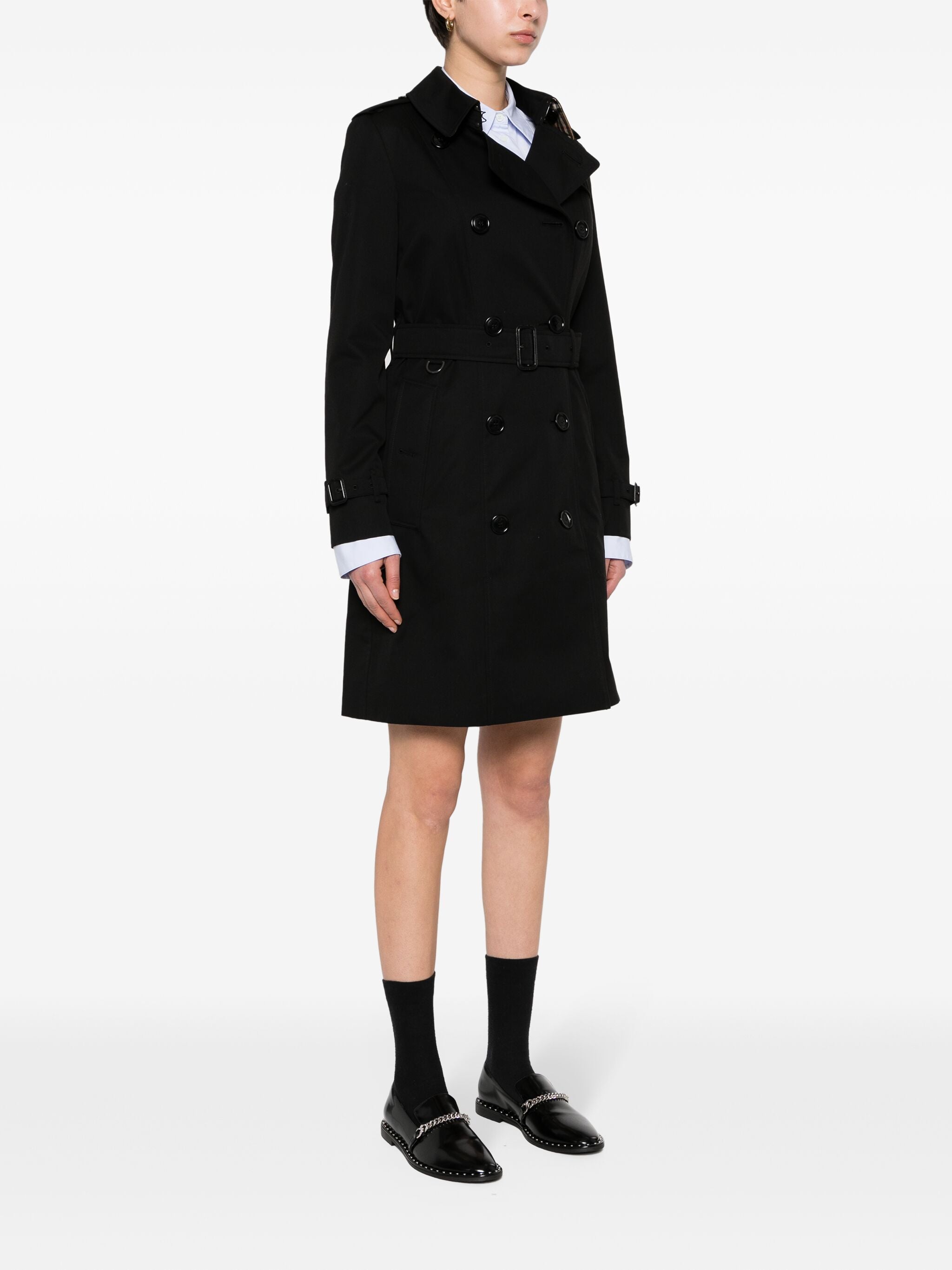 Chelsea Black Trench