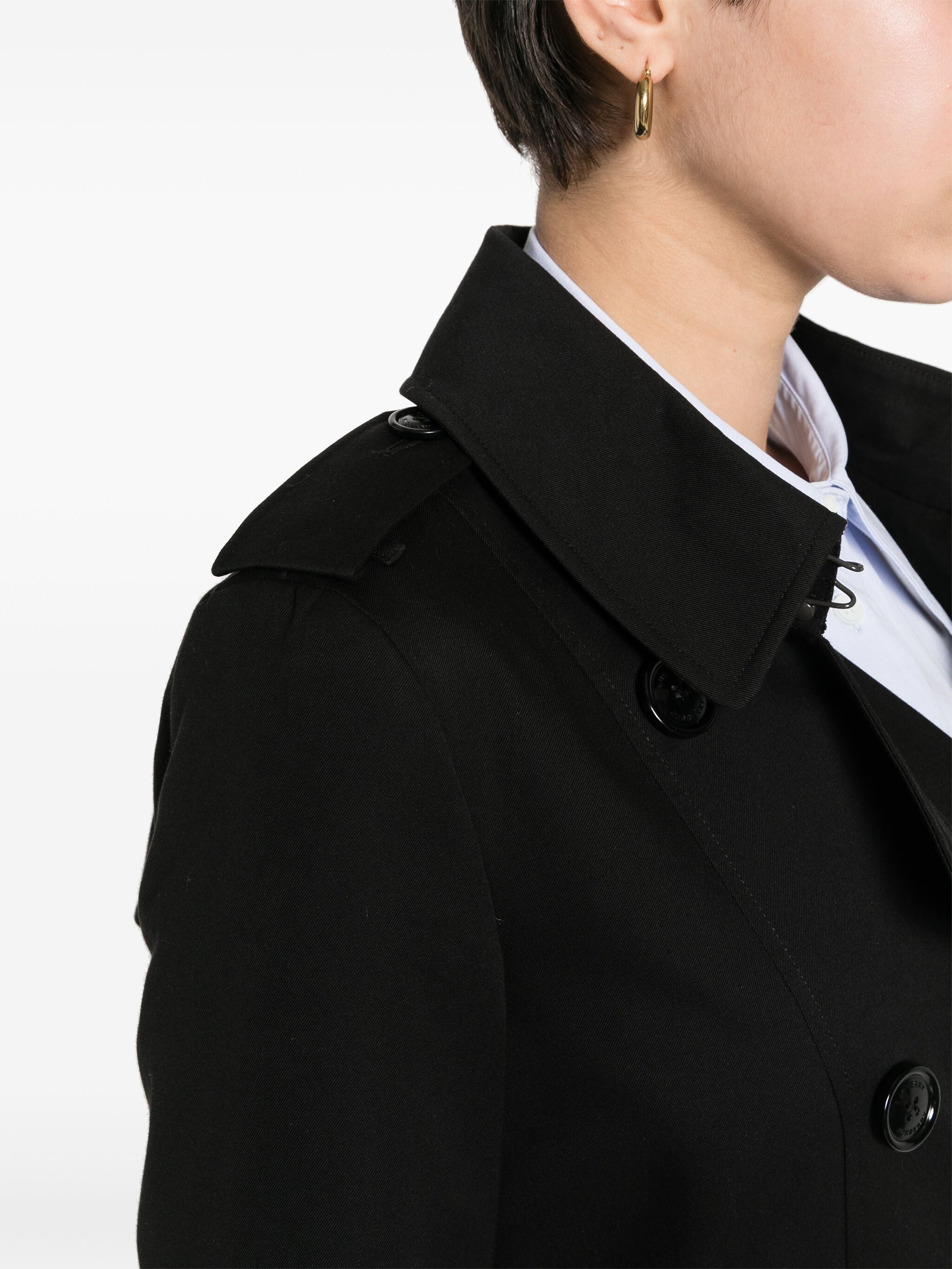 Chelsea Black Trench