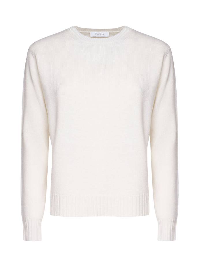 Max Mara Sweaters White Cashmere