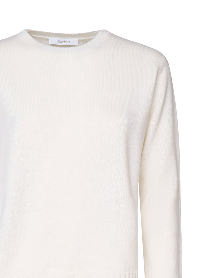 Max Mara Sweaters White Cashmere