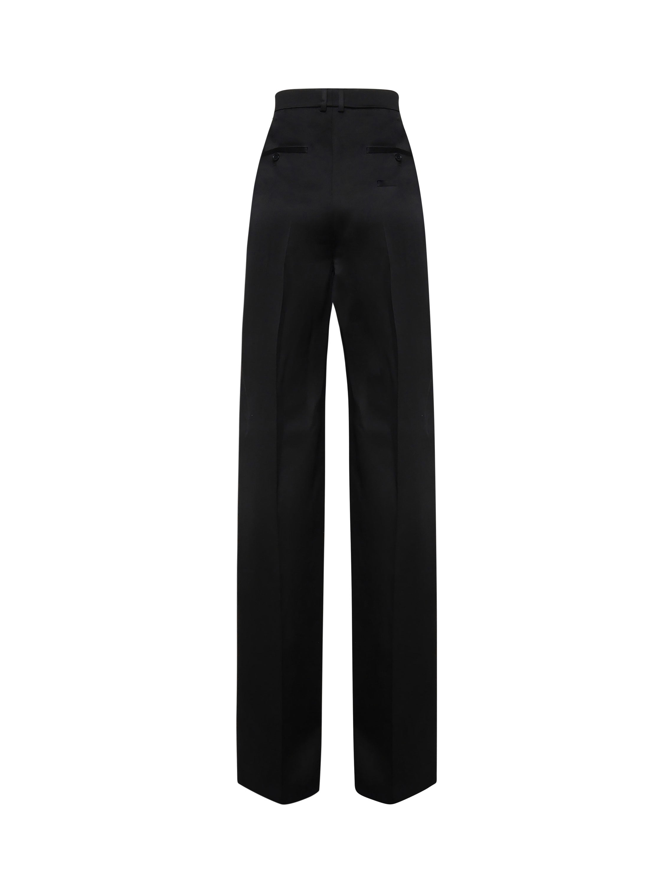 Saint Laurent RTW Black Satin