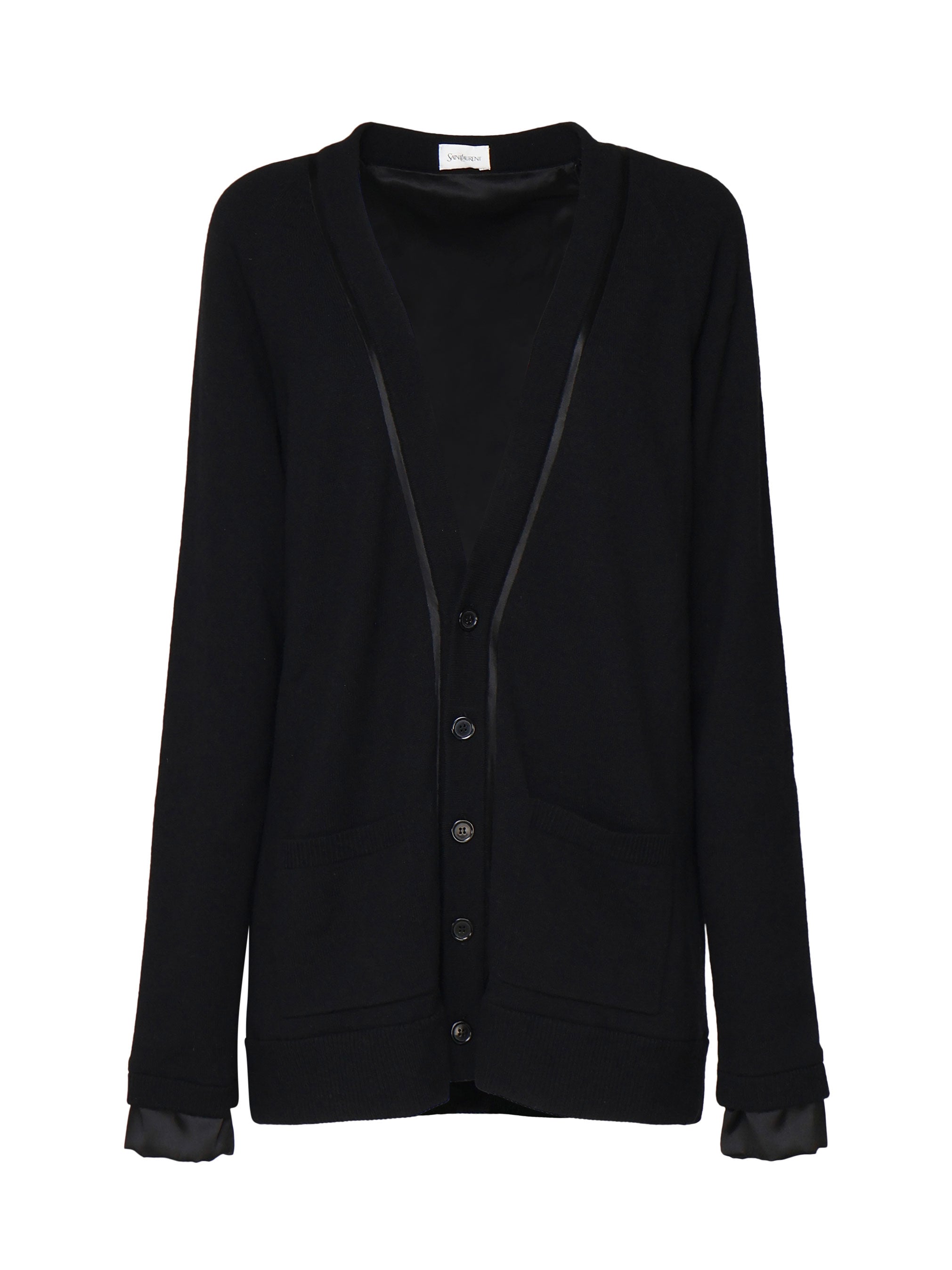 Saint Laurent Sweaters Black Wool
