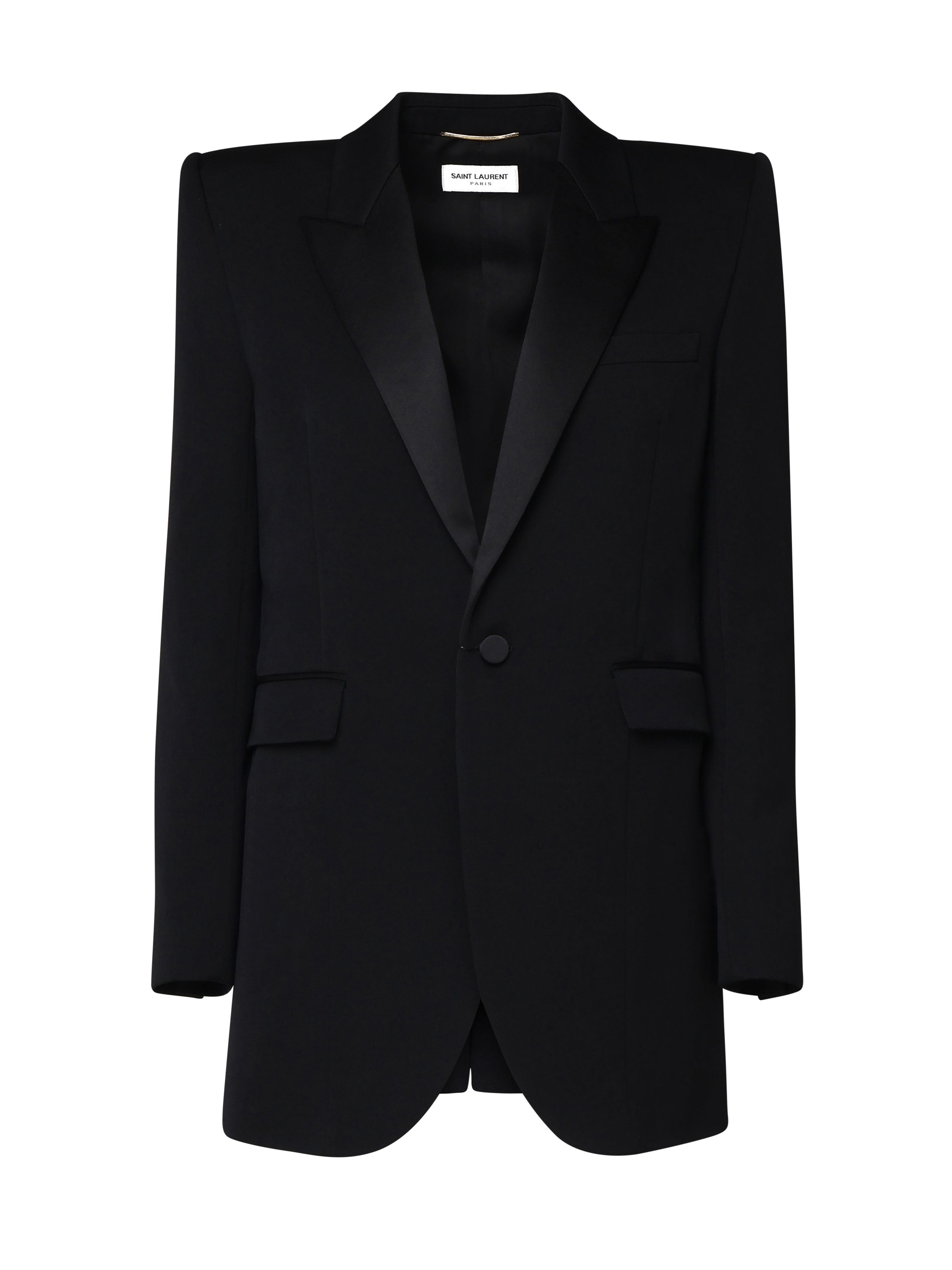 Saint Laurent Jackets Black Wool