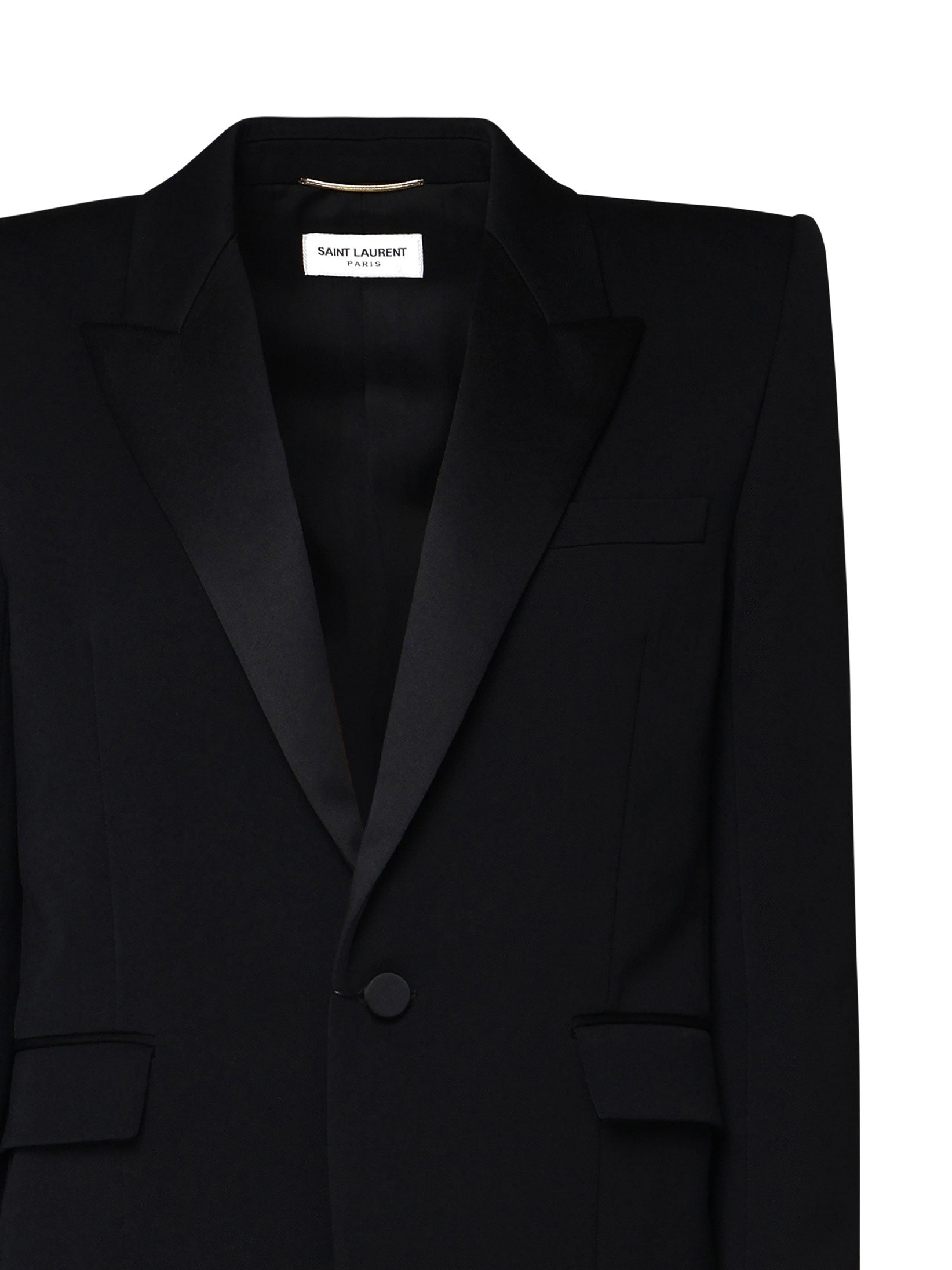 Saint Laurent Jackets Black Wool