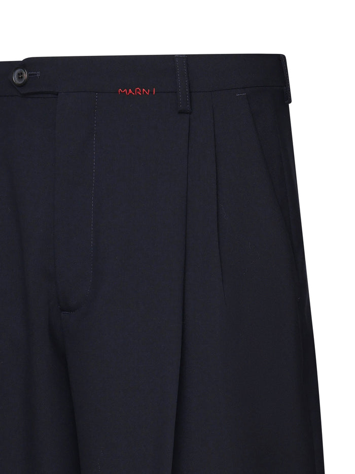 Marni Trousers Blublack