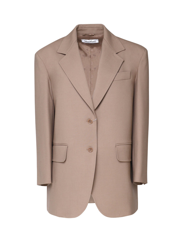 Max Mara Jackets Nut Virgin Wool