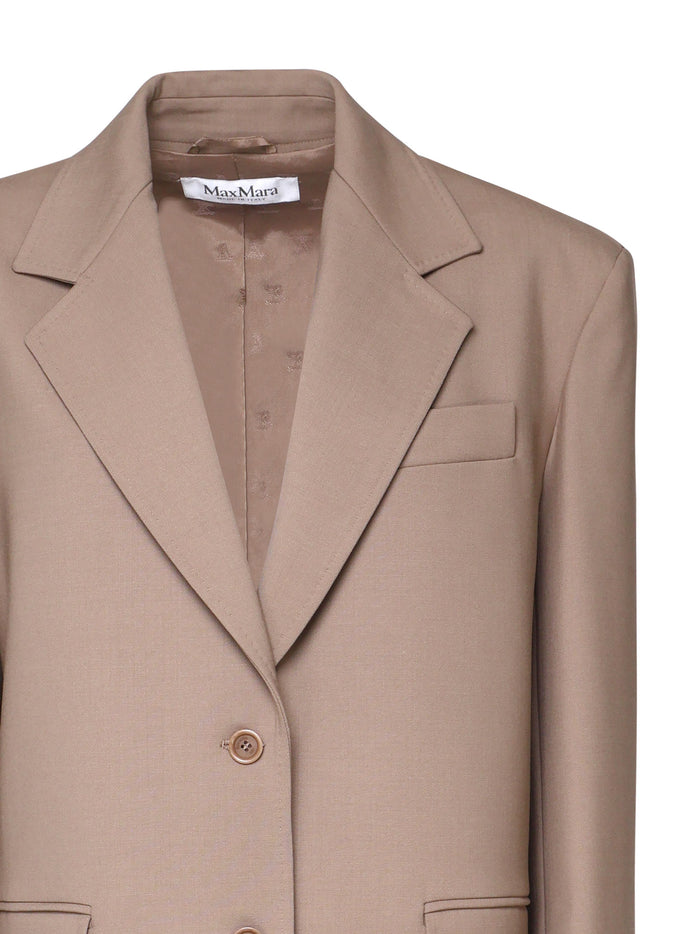 Max Mara Jackets Nut Virgin Wool