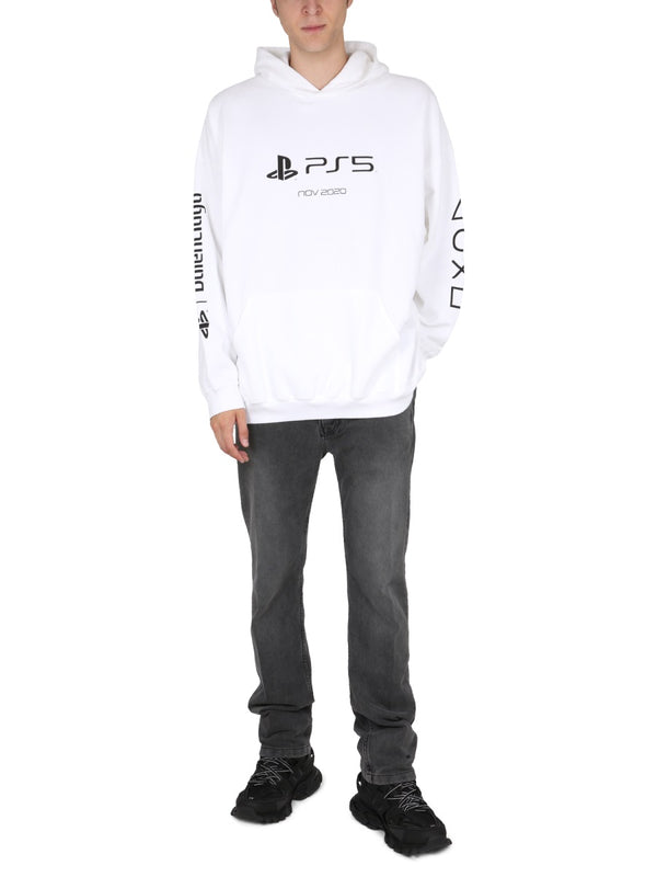 Jeans With Logo Patch Black