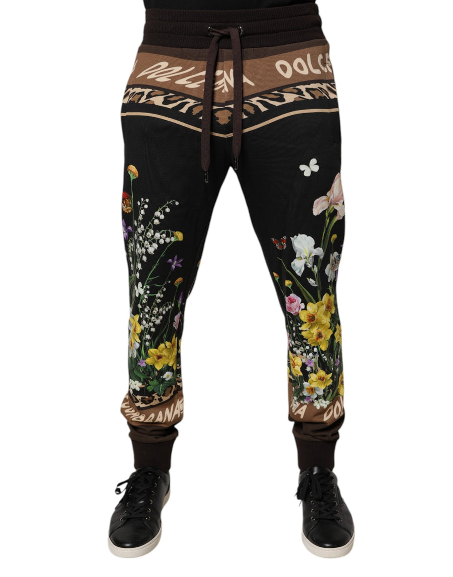 Dolce & Gabbana 100% Cotton joggers in black