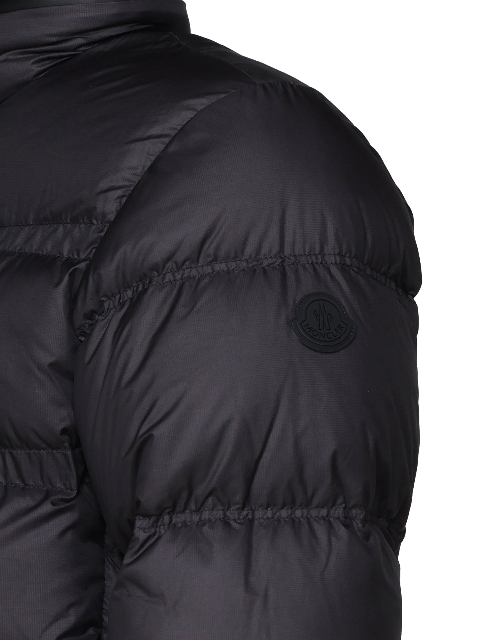 Moncler Coats Black Outer: Polyamide/nylon