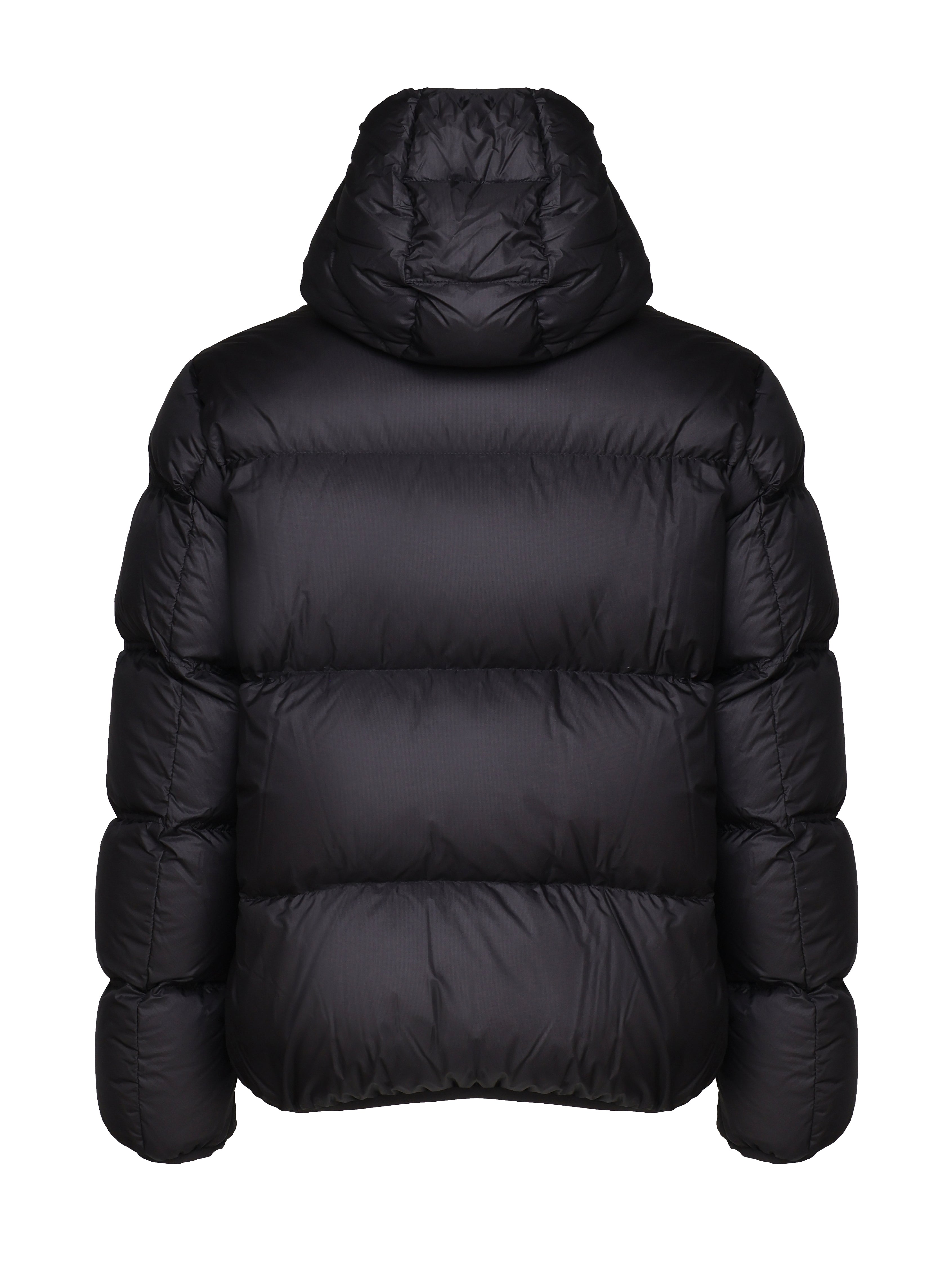 Moncler Coats Black Outer: Polyamide/nylon