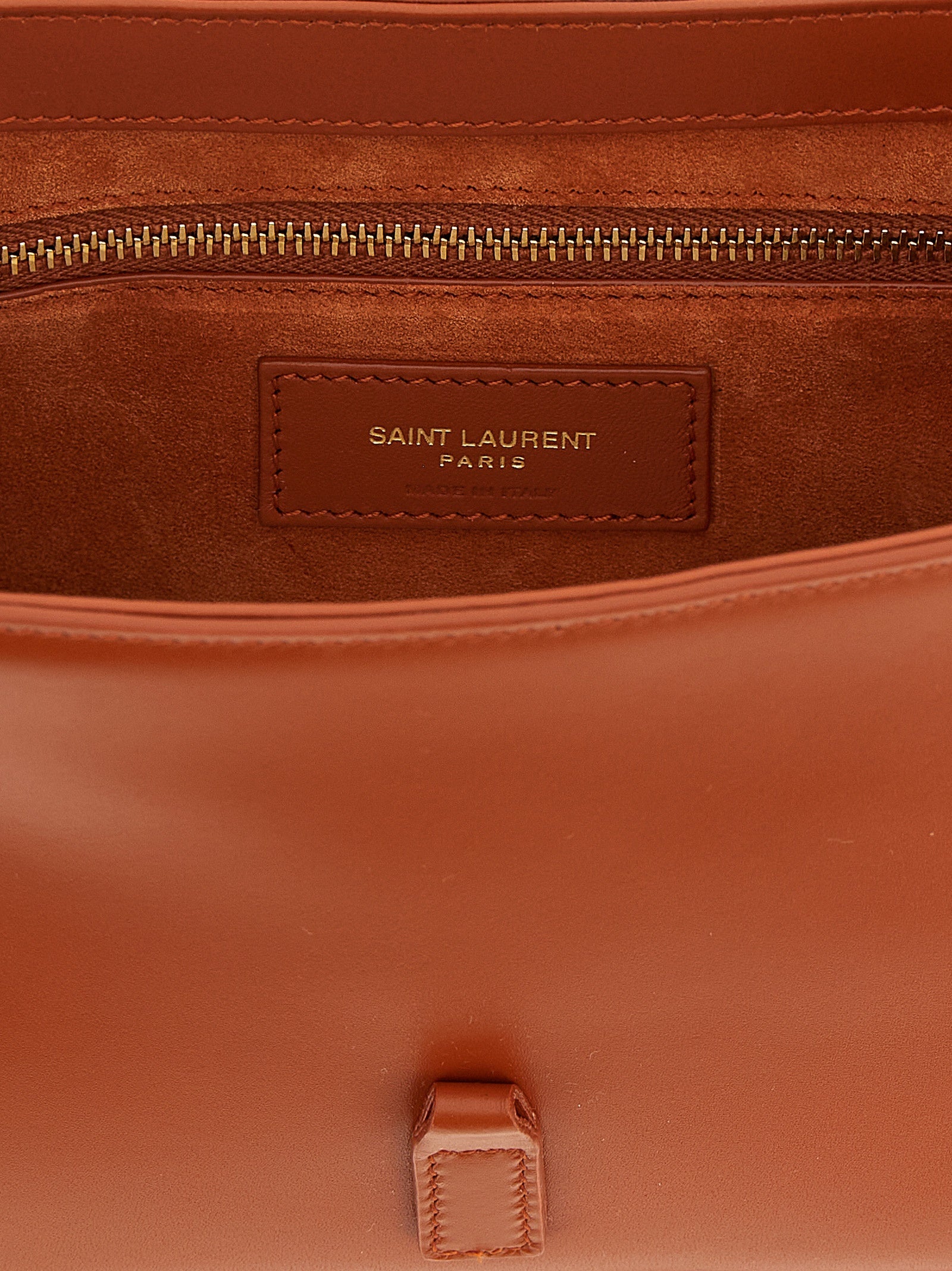 Le 5 à 7 small shoulder bag Orange Calfskin Leather (bos Taurus)