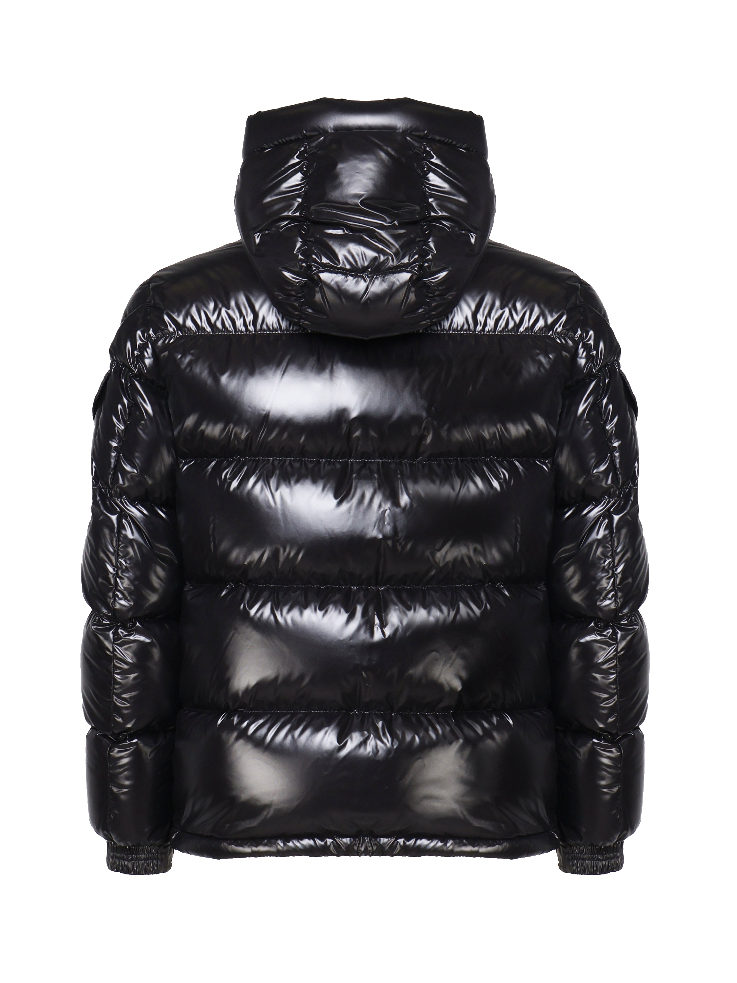 Moncler Coats Black Outer: Polyamide/nylon