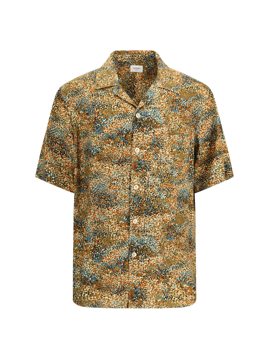 Saint Laurent 100% Viscose shirt in brown