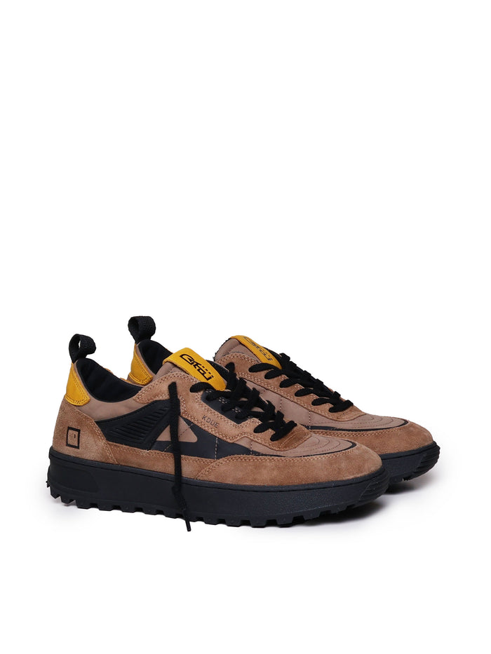 D.a.t.e. Sneakers Brown, Black Suede