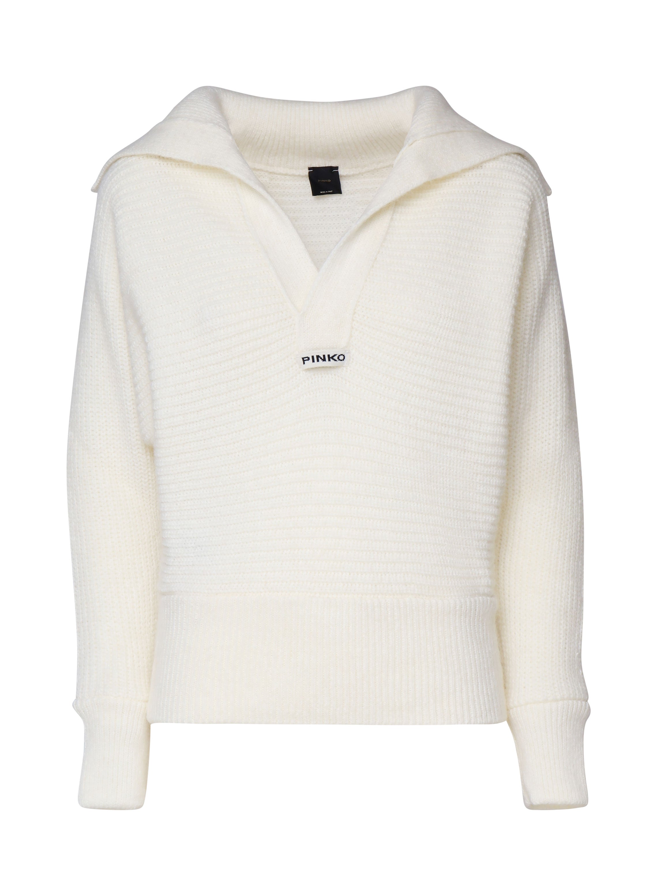 Pinko Sweaters White Wool