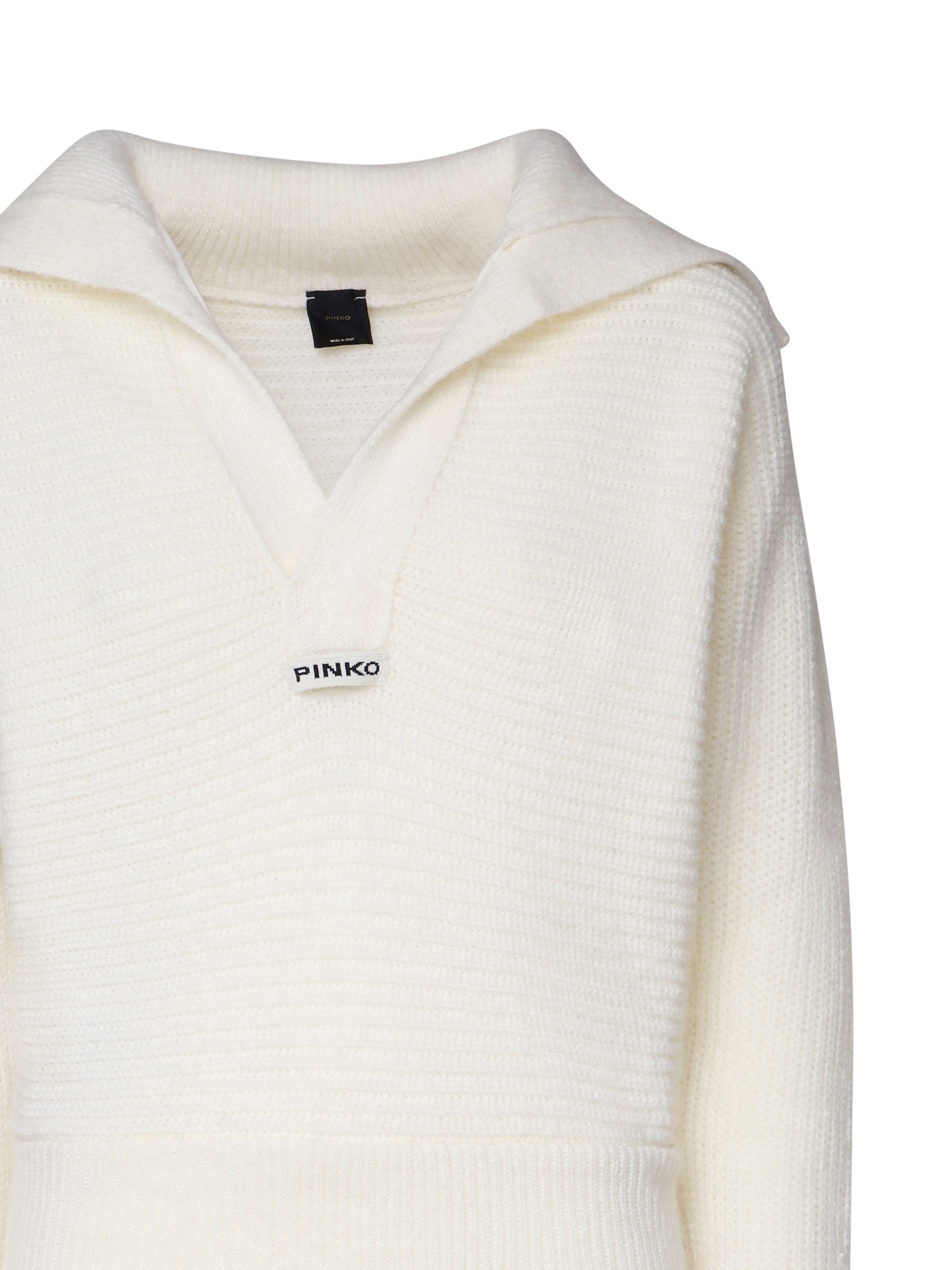 Pinko Sweaters White Wool