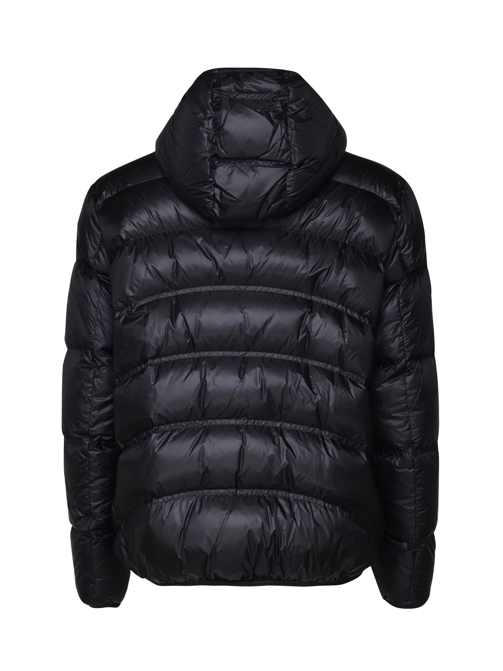 Moncler Coats Blue Polyamide/nylon