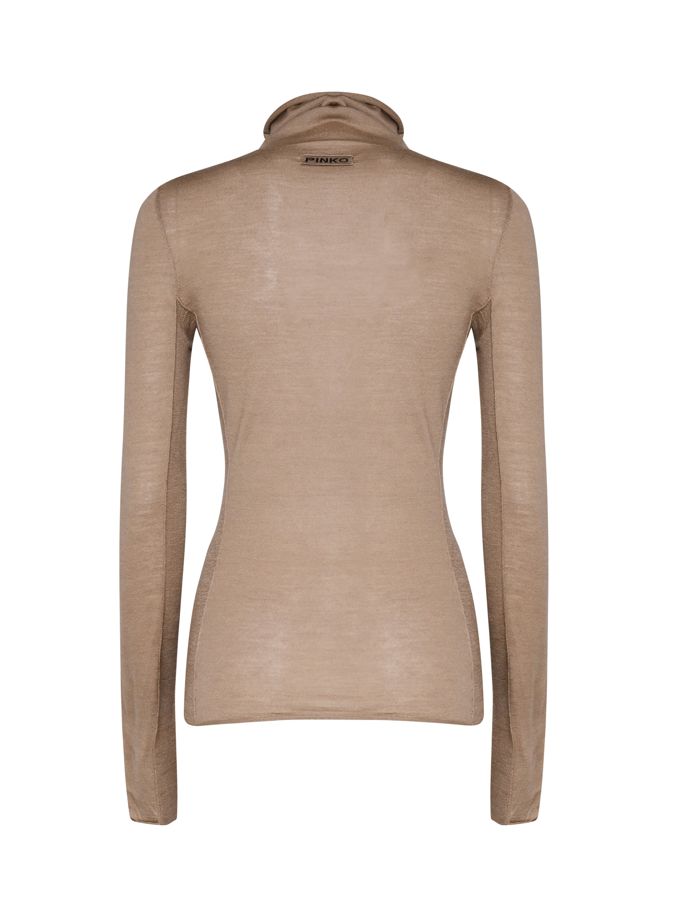 Pinko Sweaters Beige Cotton