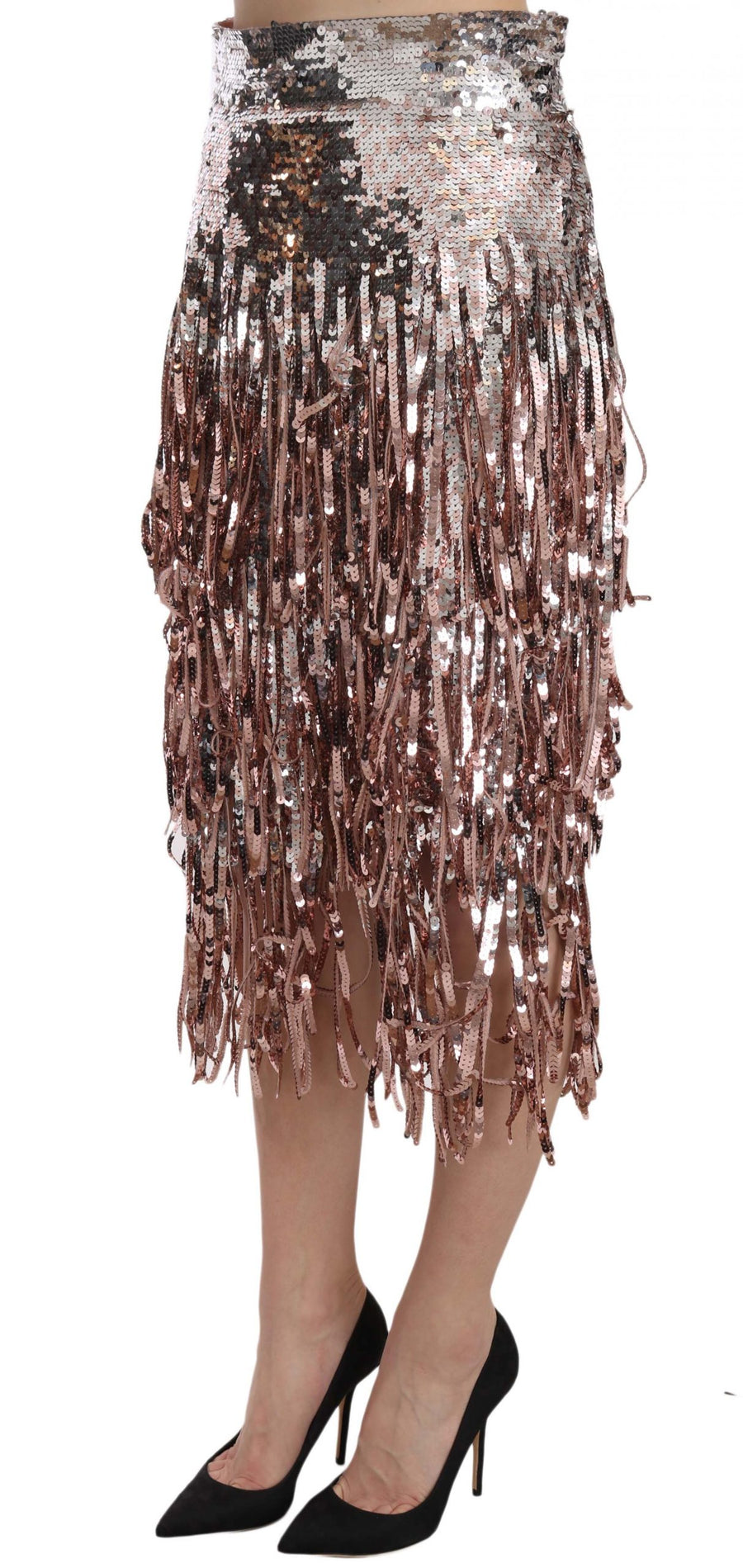 Dolce & Gabbana 100% Nylon skirt in silver