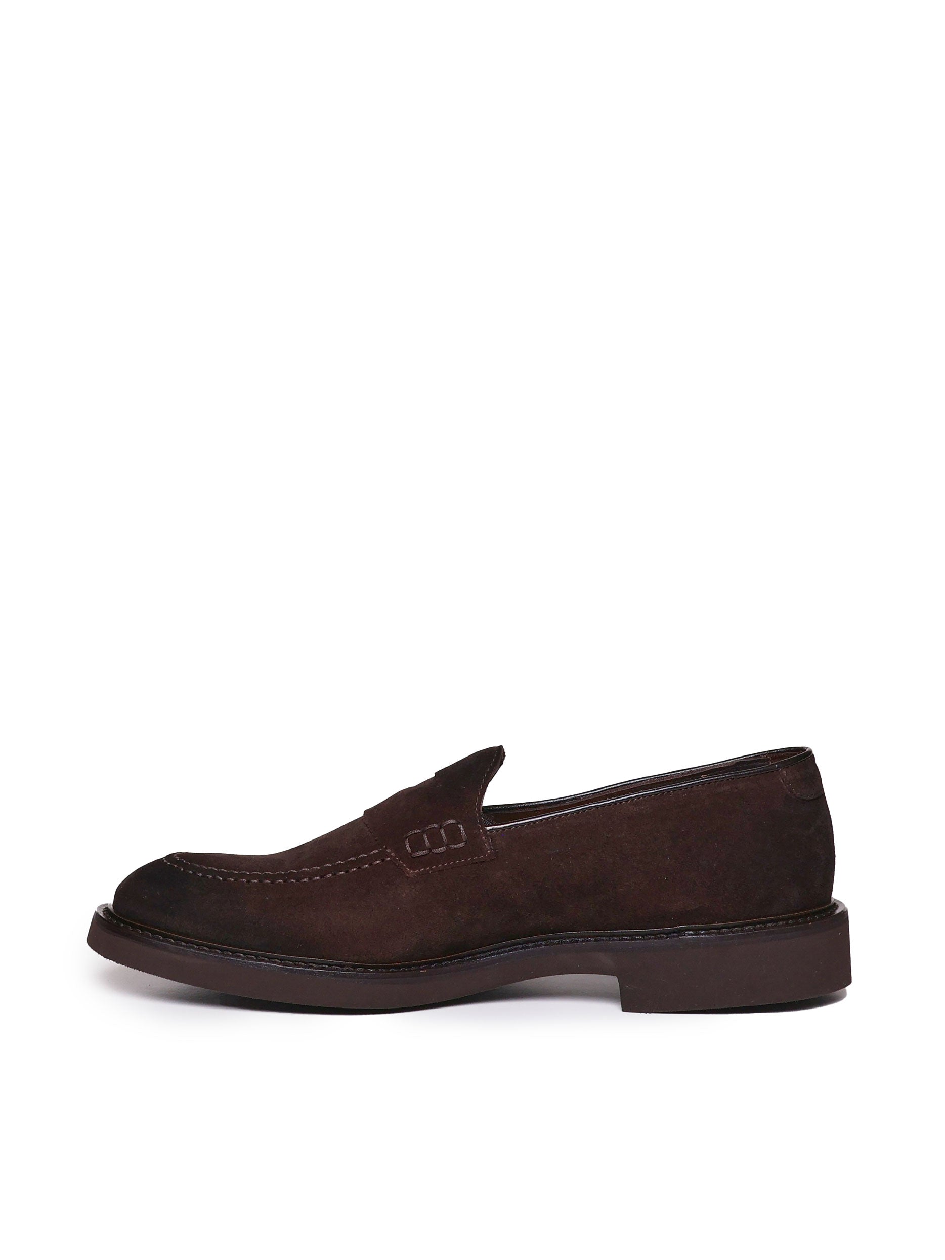 Doucals Flat Shoes Purple Velvet
