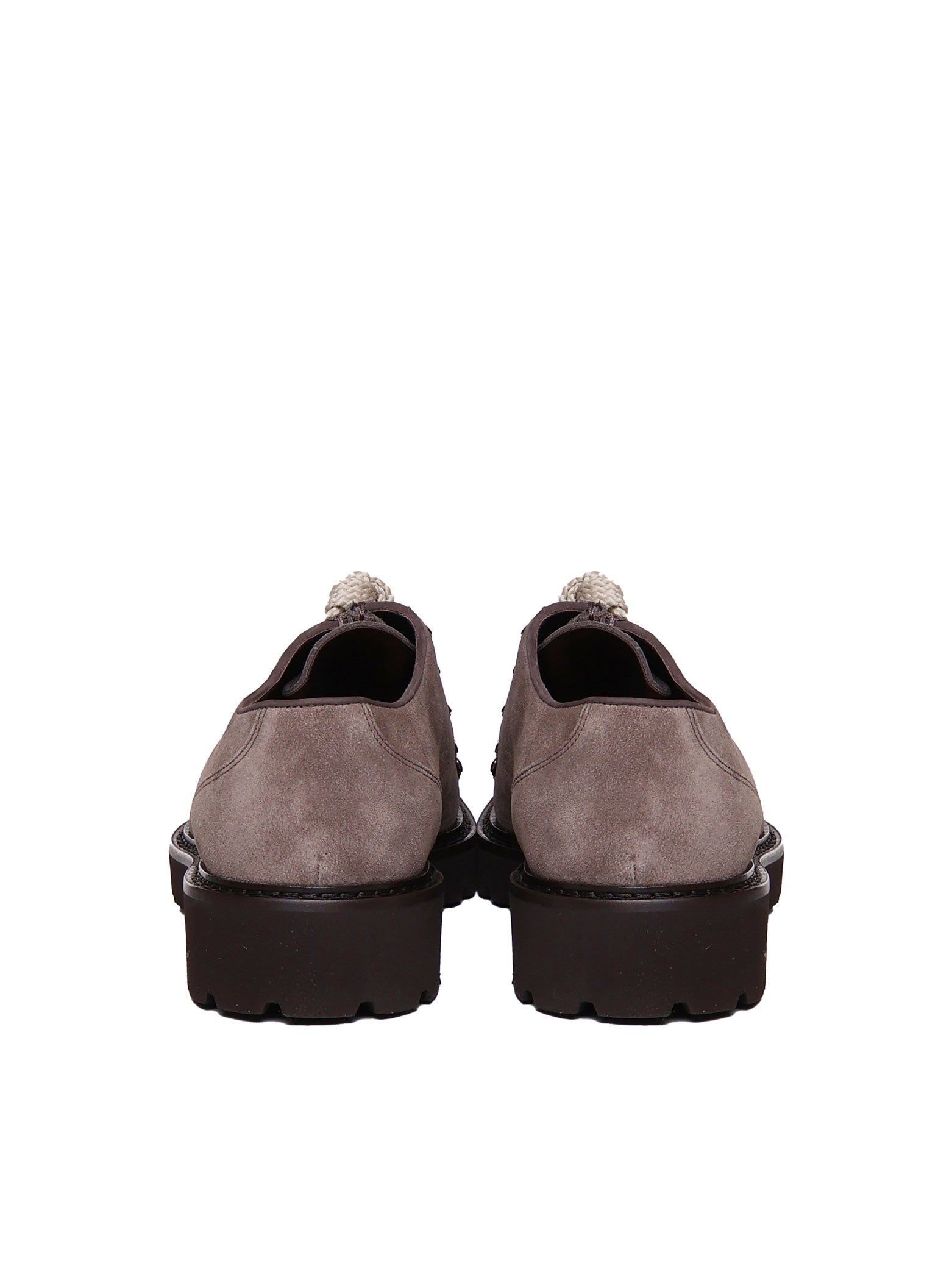 Doucals Flat Shoes Brown Suede