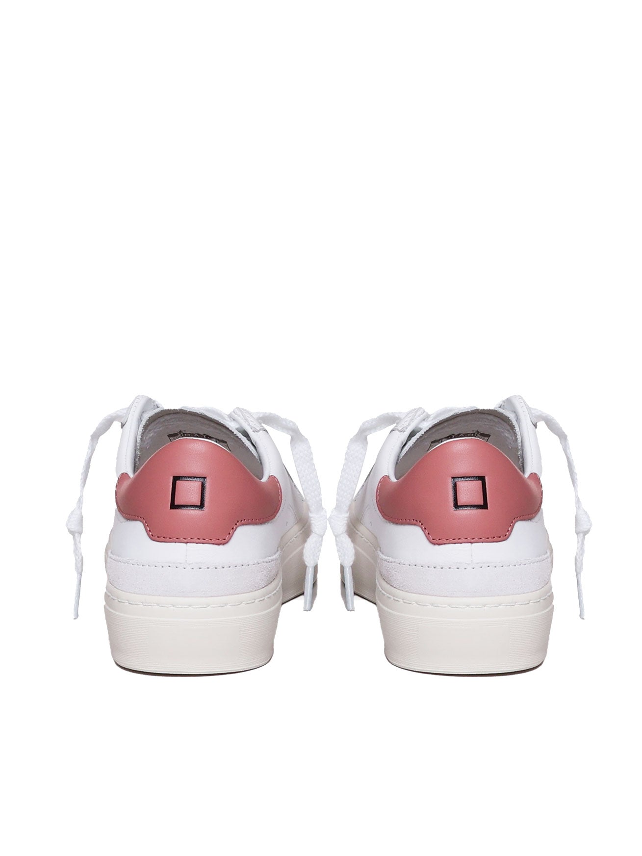 D.a.t.e. Sneakers White-pink Calfskin