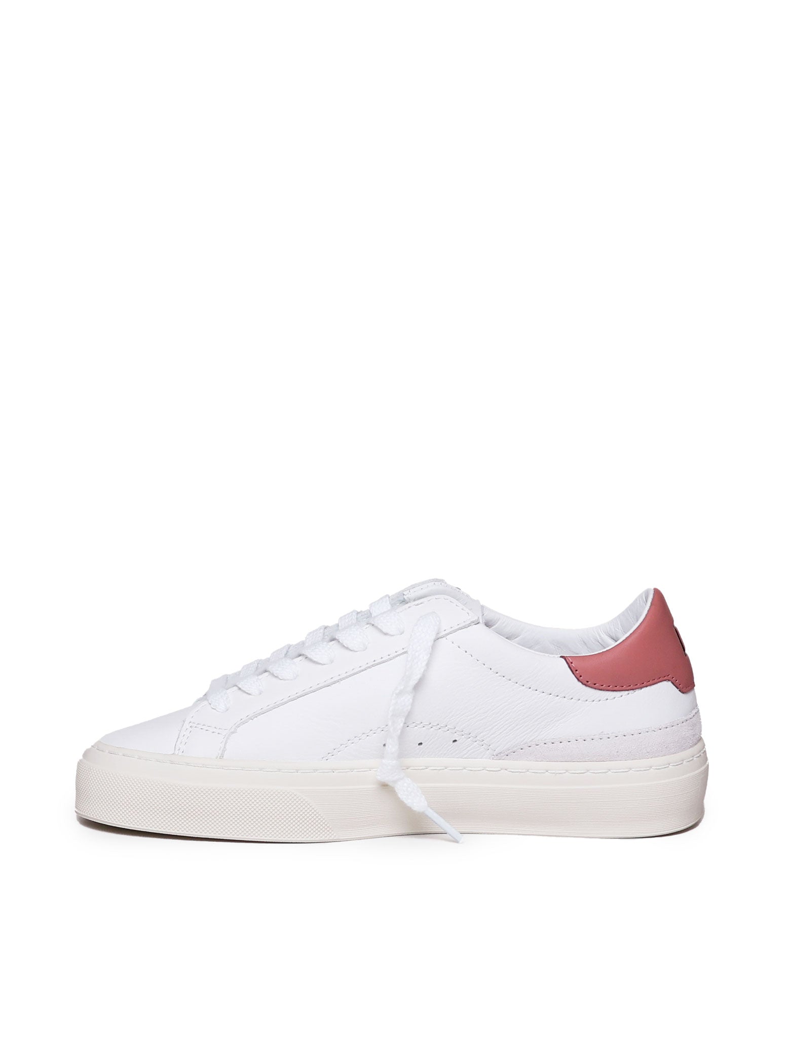D.a.t.e. Sneakers White-pink Calfskin
