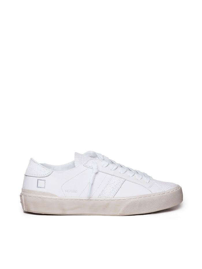 D.a.t.e. Sneakers White Calfskin