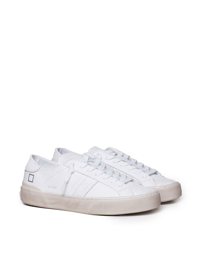 D.a.t.e. Sneakers White Calfskin