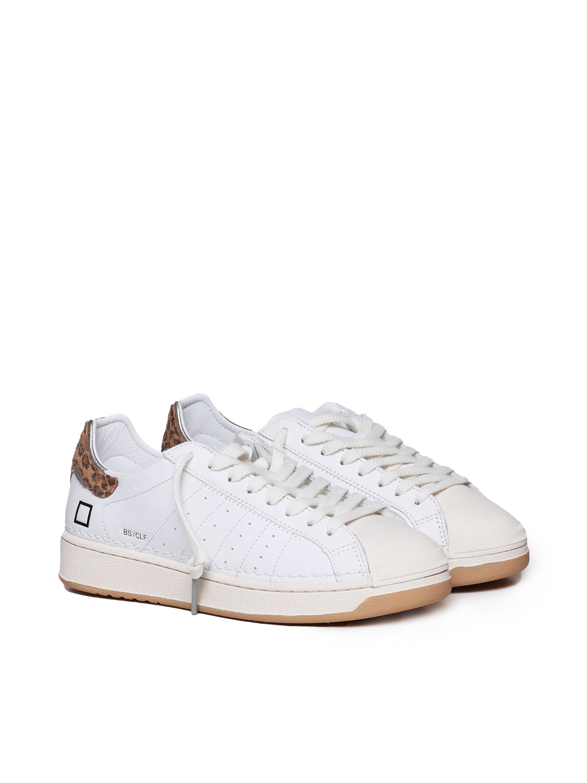 D.a.t.e. Sneakers White-leopard Leather