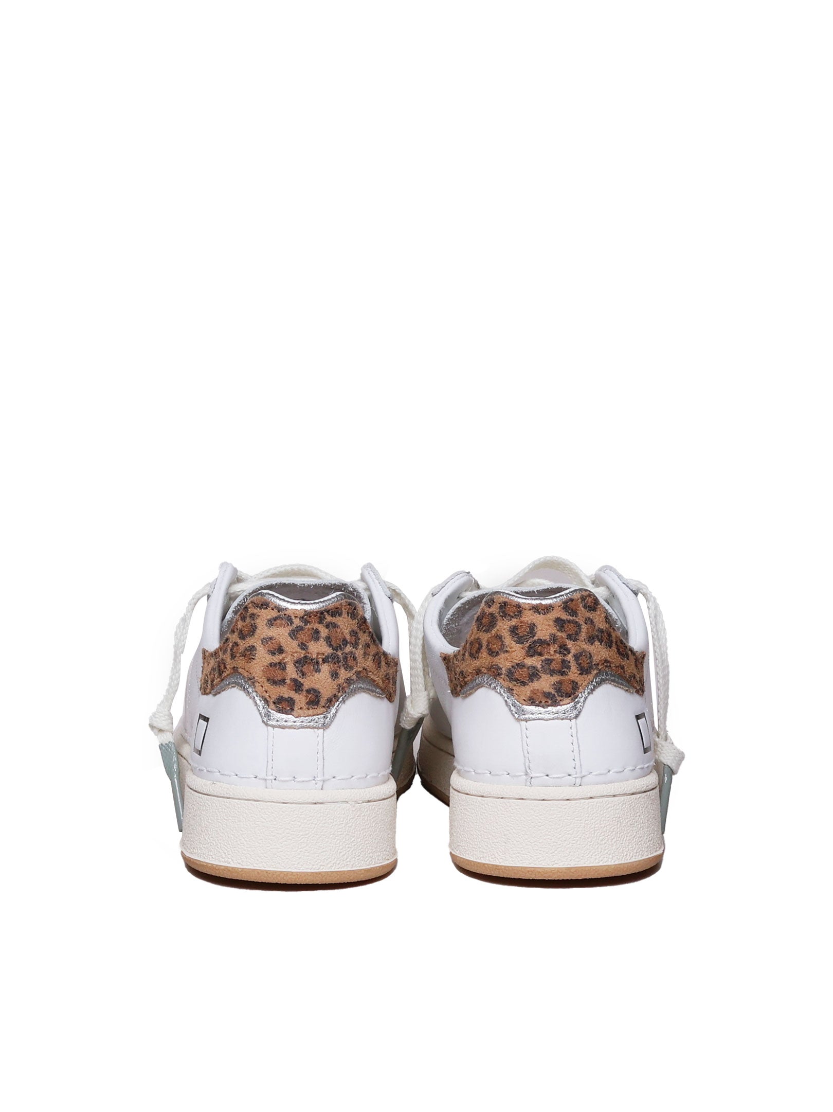 D.a.t.e. Sneakers White-leopard Leather
