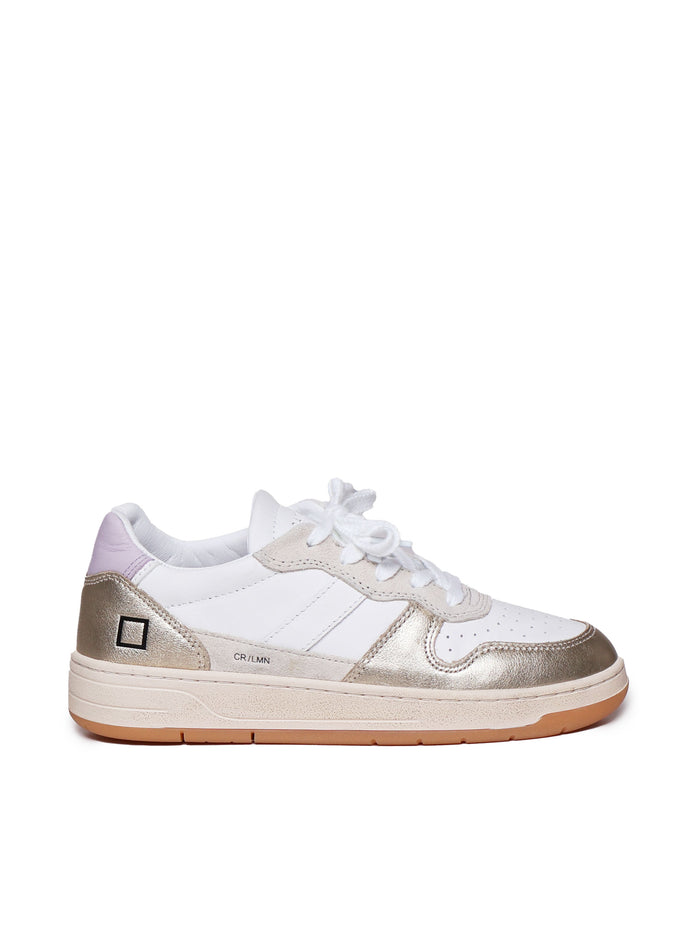 D.a.t.e. Sneakers White-platinum Calfskin
