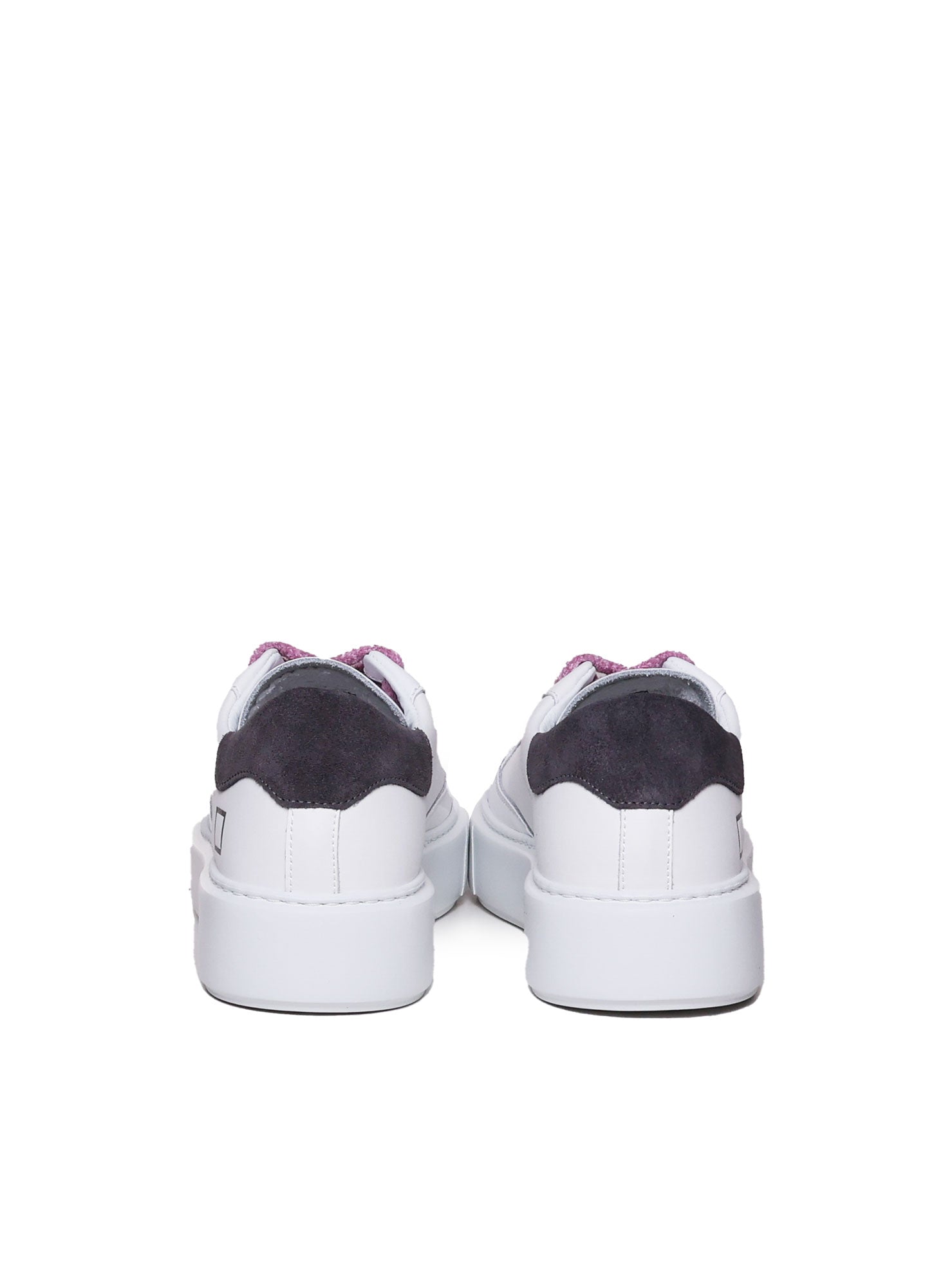 D.a.t.e. Sneakers White, Blue, Lilac Calfskin