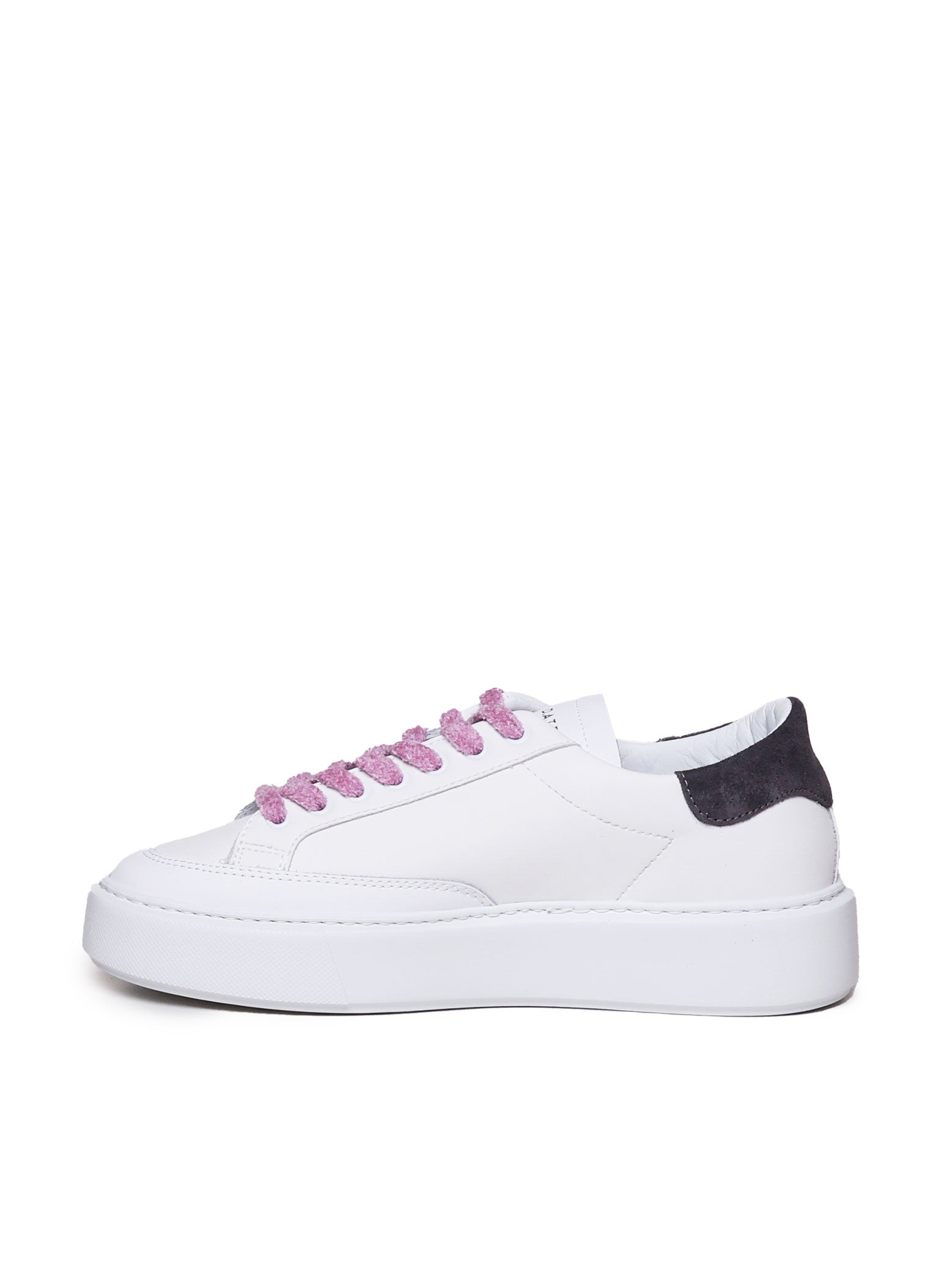 D.a.t.e. Sneakers White, Blue, Lilac Calfskin