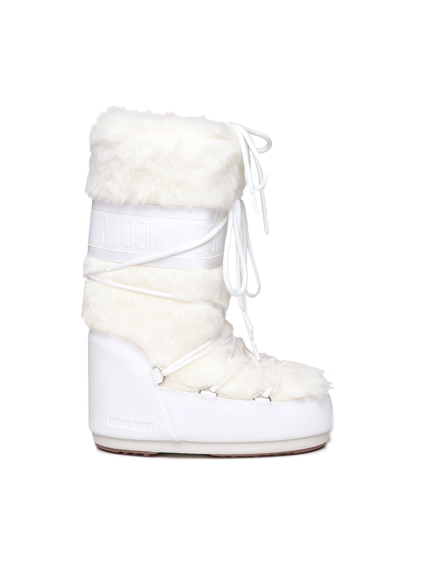 Moon Boot White Modacrilyc - Polyester Pvc