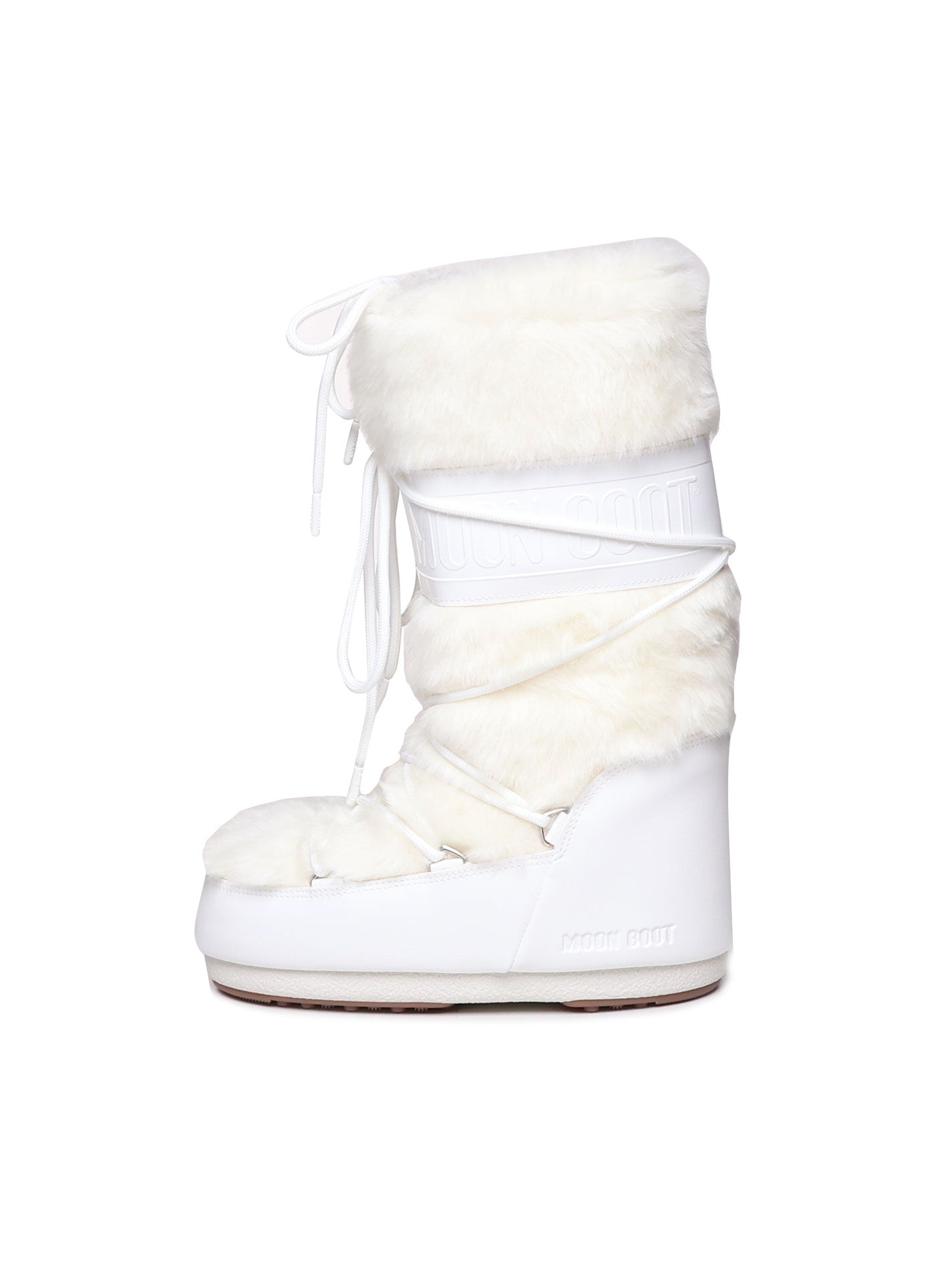 Moon Boot White Modacrilyc - Polyester Pvc
