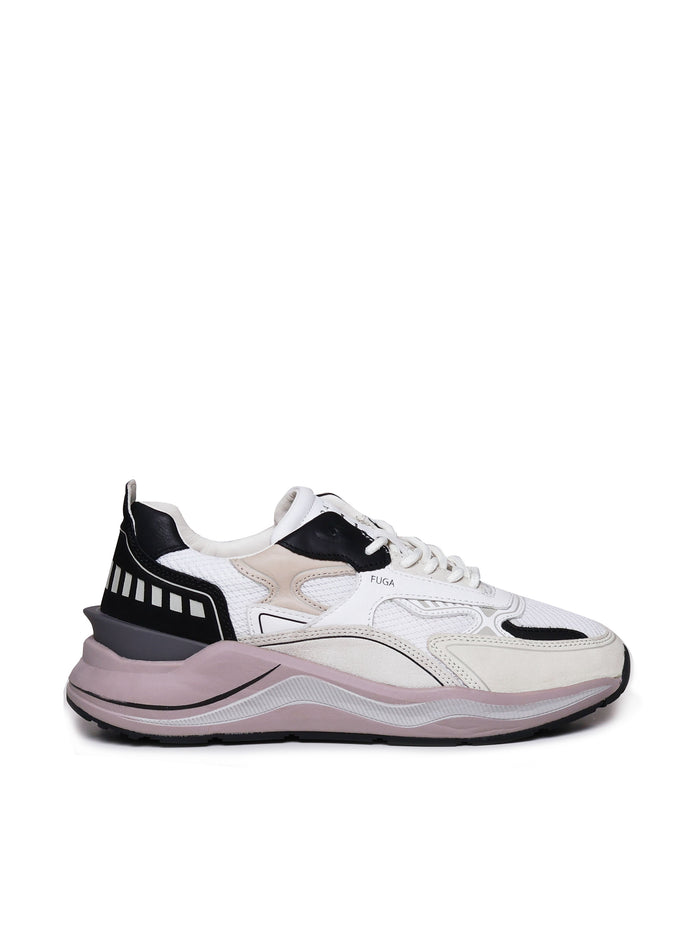 D.a.t.e. Sneakers White Mesh