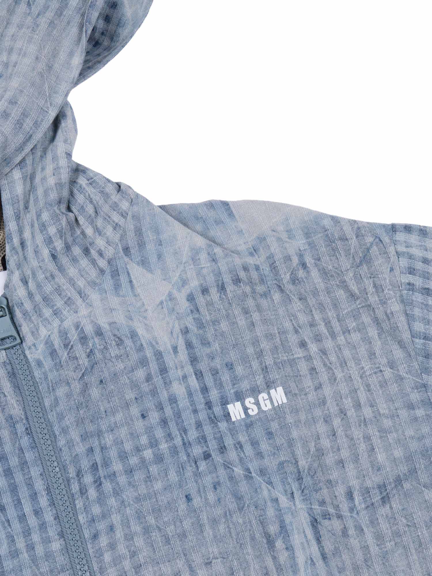 DENIM JACKET BOY Blue Cotton