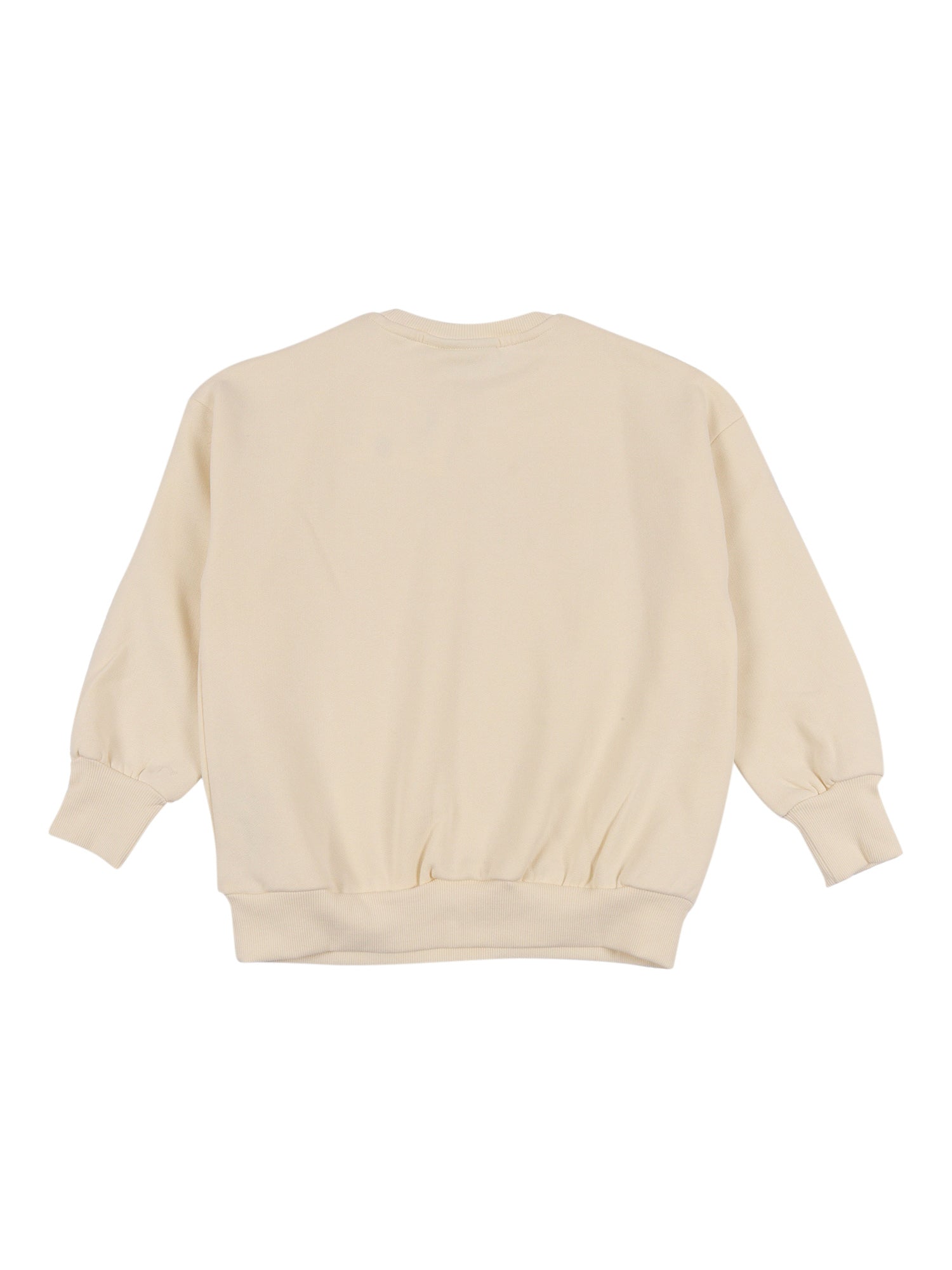 Panda & Cat Sweatshirt White Organic Cotton