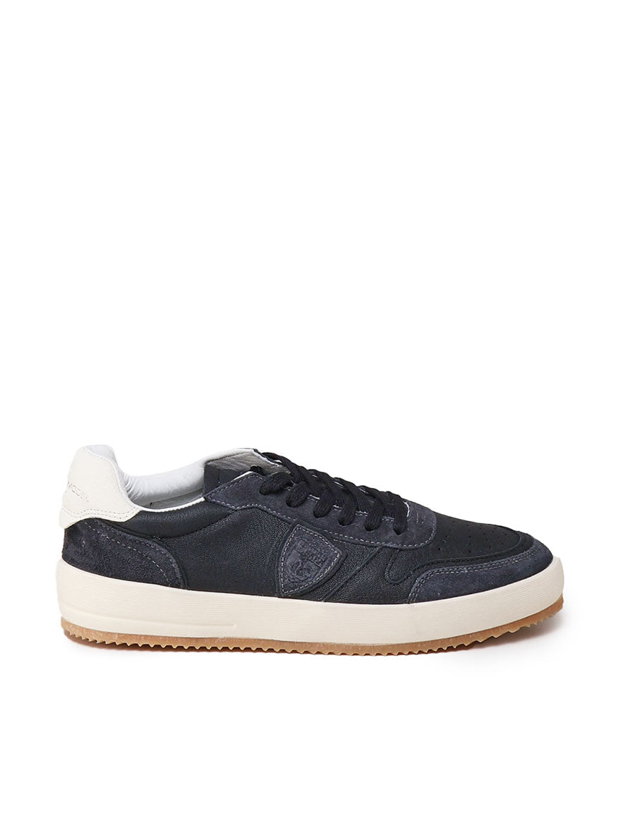 Philippe Model Sneakers Blue, White Leather