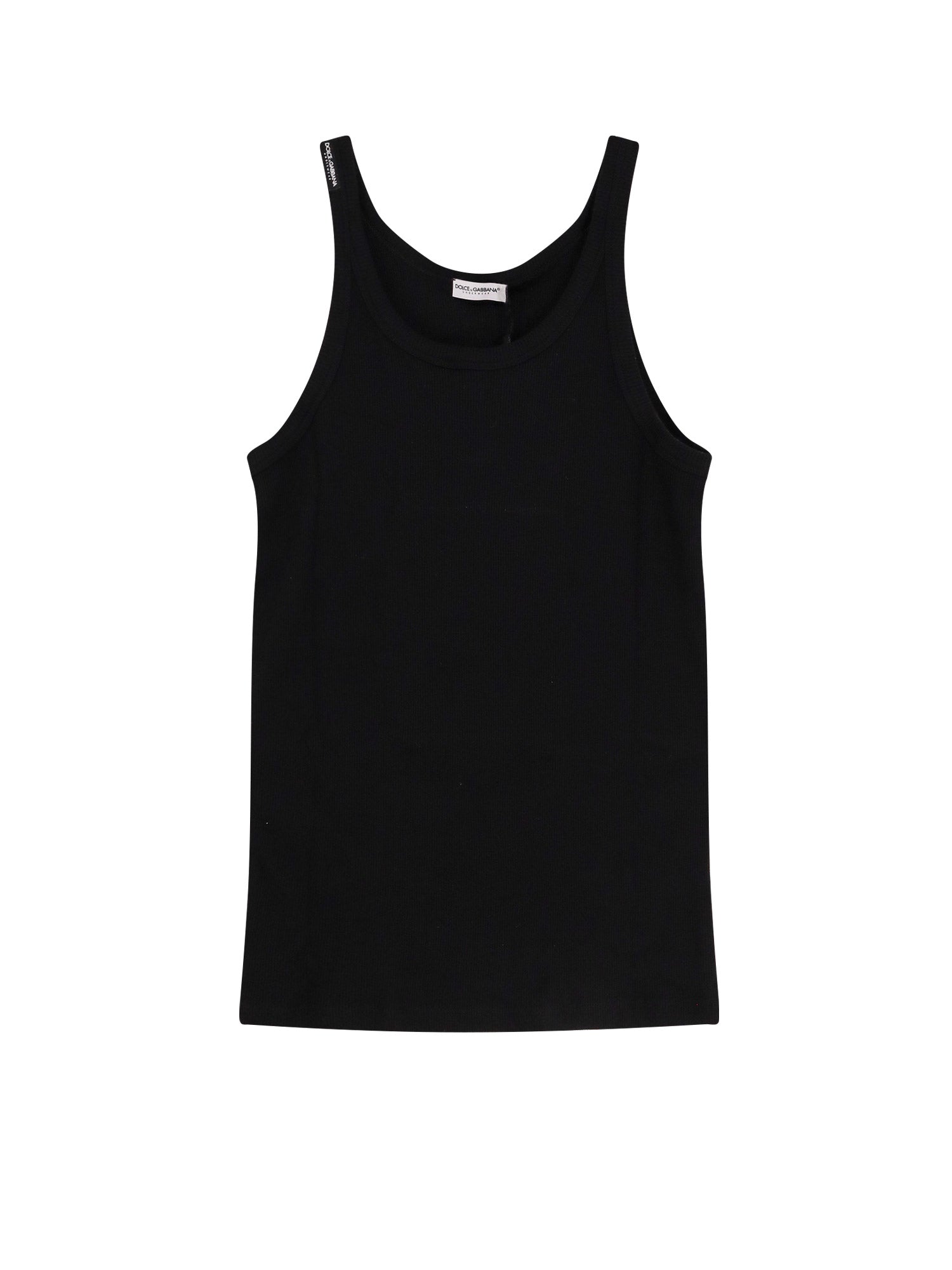 Dolce & Gabbana T-shirts and Polos Black Cotone