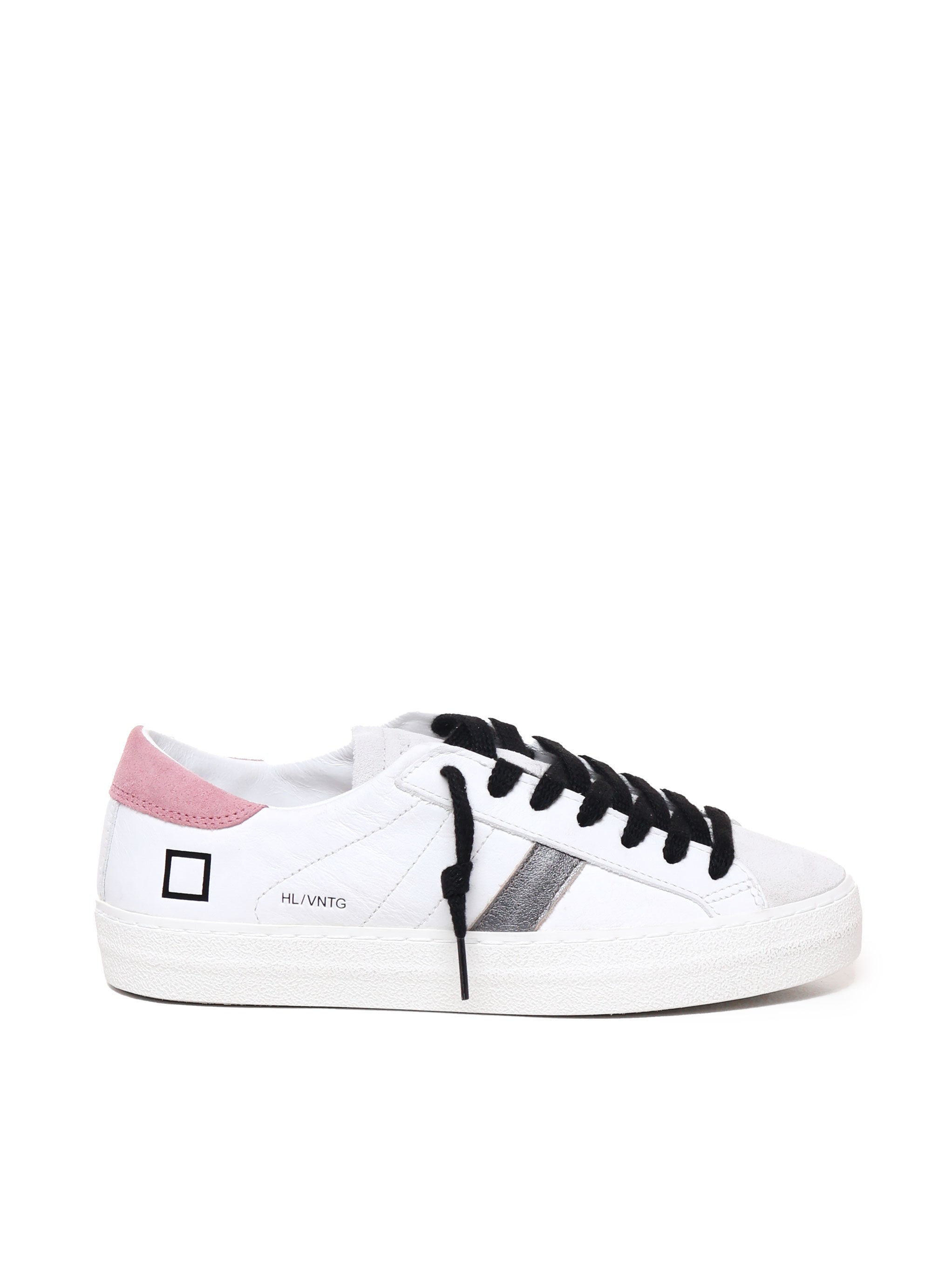 D.a.t.e. Sneakers White-pink Calfskin