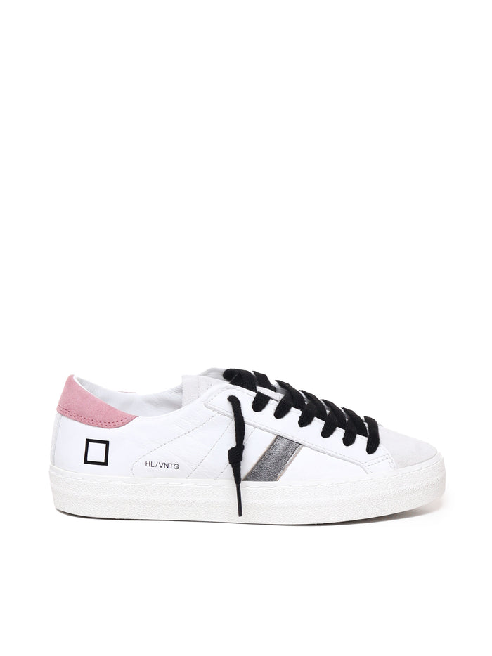 D.a.t.e. Sneakers White-pink Calfskin