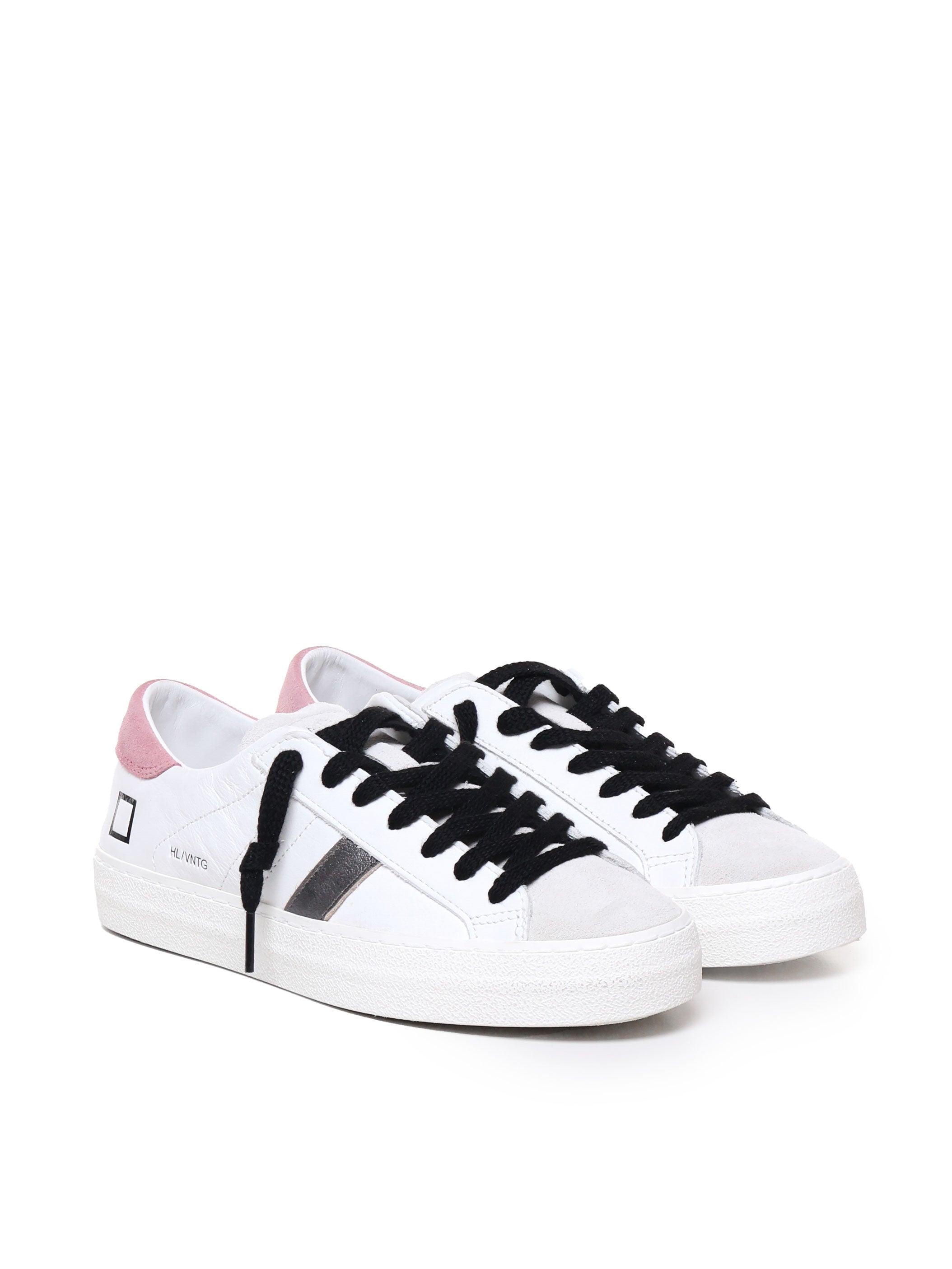 D.a.t.e. Sneakers White-pink Calfskin