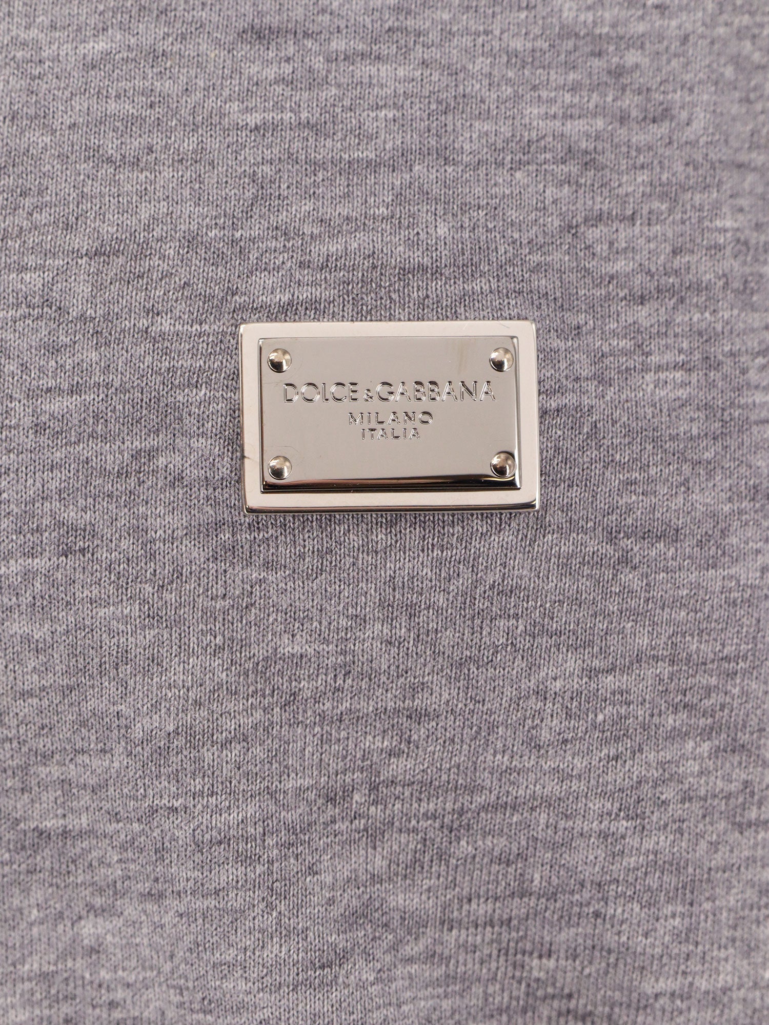 Dolce & Gabbana T-shirts and Polos Grey Cotone